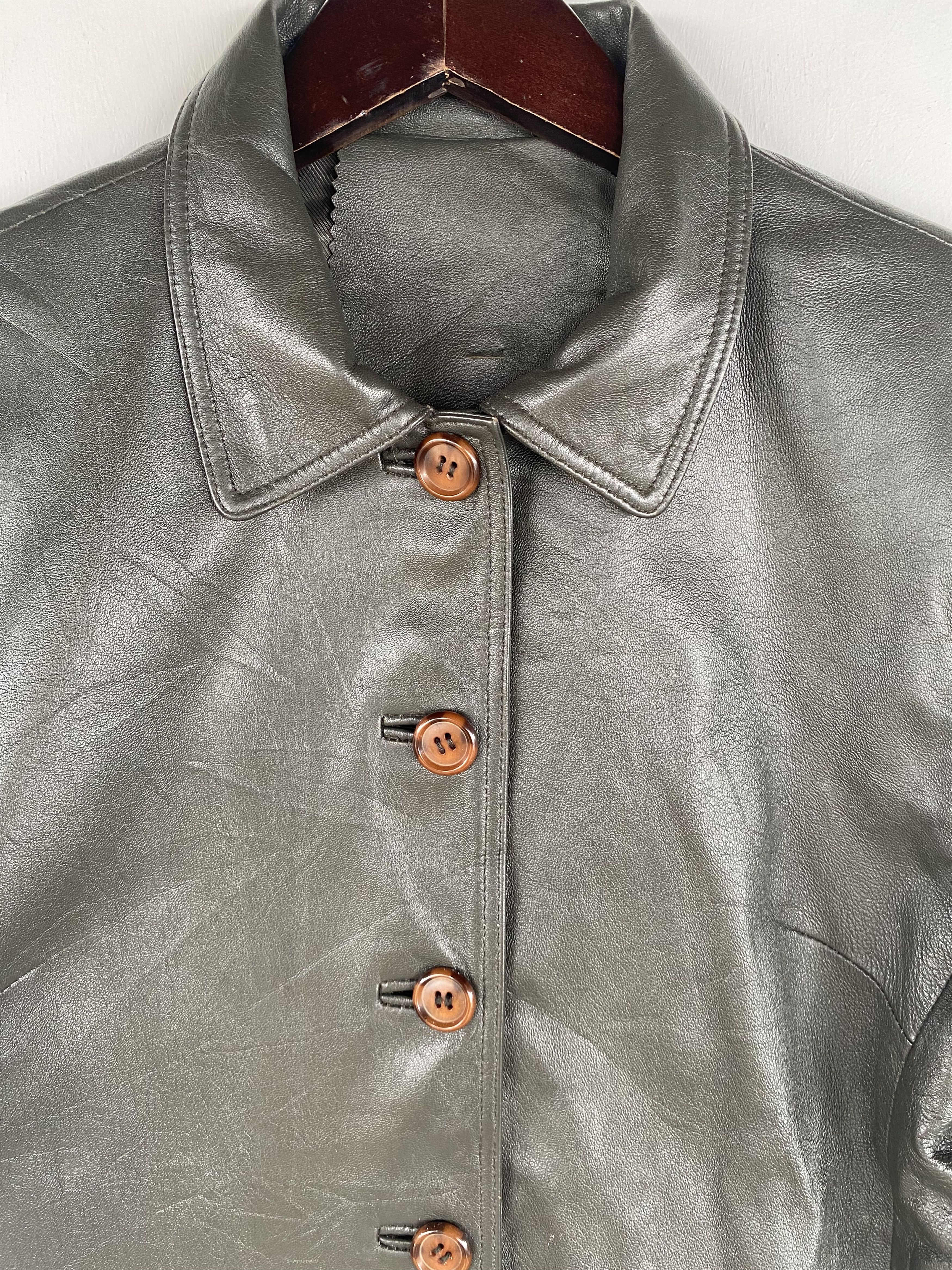 Other LEATHER Blazer Jacket coat Size US M / EU 48-50 / 2 - 4 Thumbnail