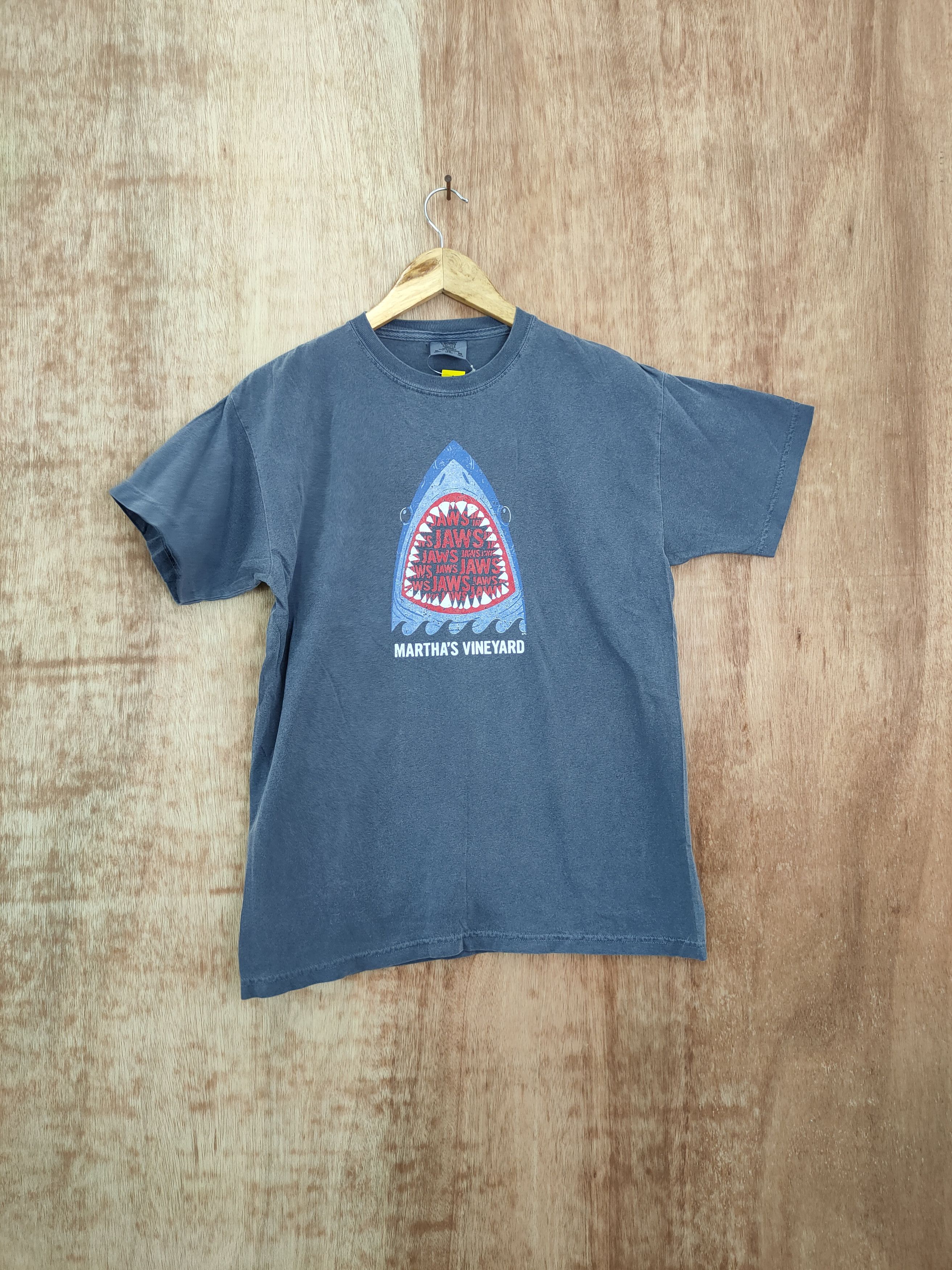 Vintage DLL Martha's Vine Yard Jaws big logo movie vintage tee #998 Size US M / EU 48-50 / 2 - 1 Thumbnail
