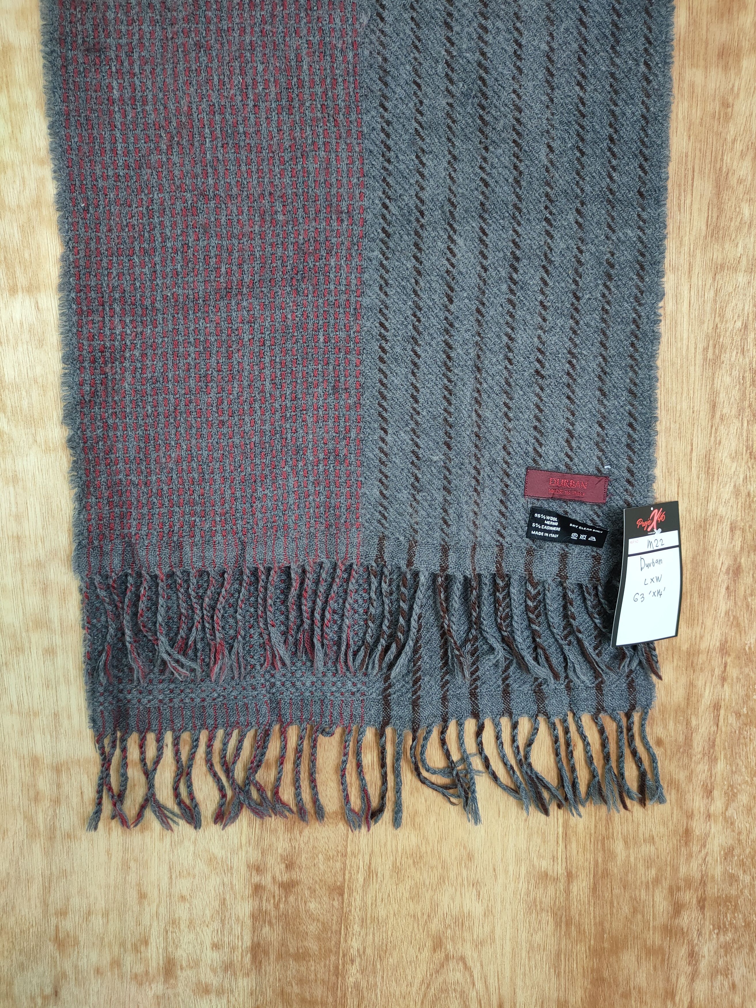 Designer Durban scarves muffler wool brand #m22 Size ONE SIZE - 2 Thumbnail