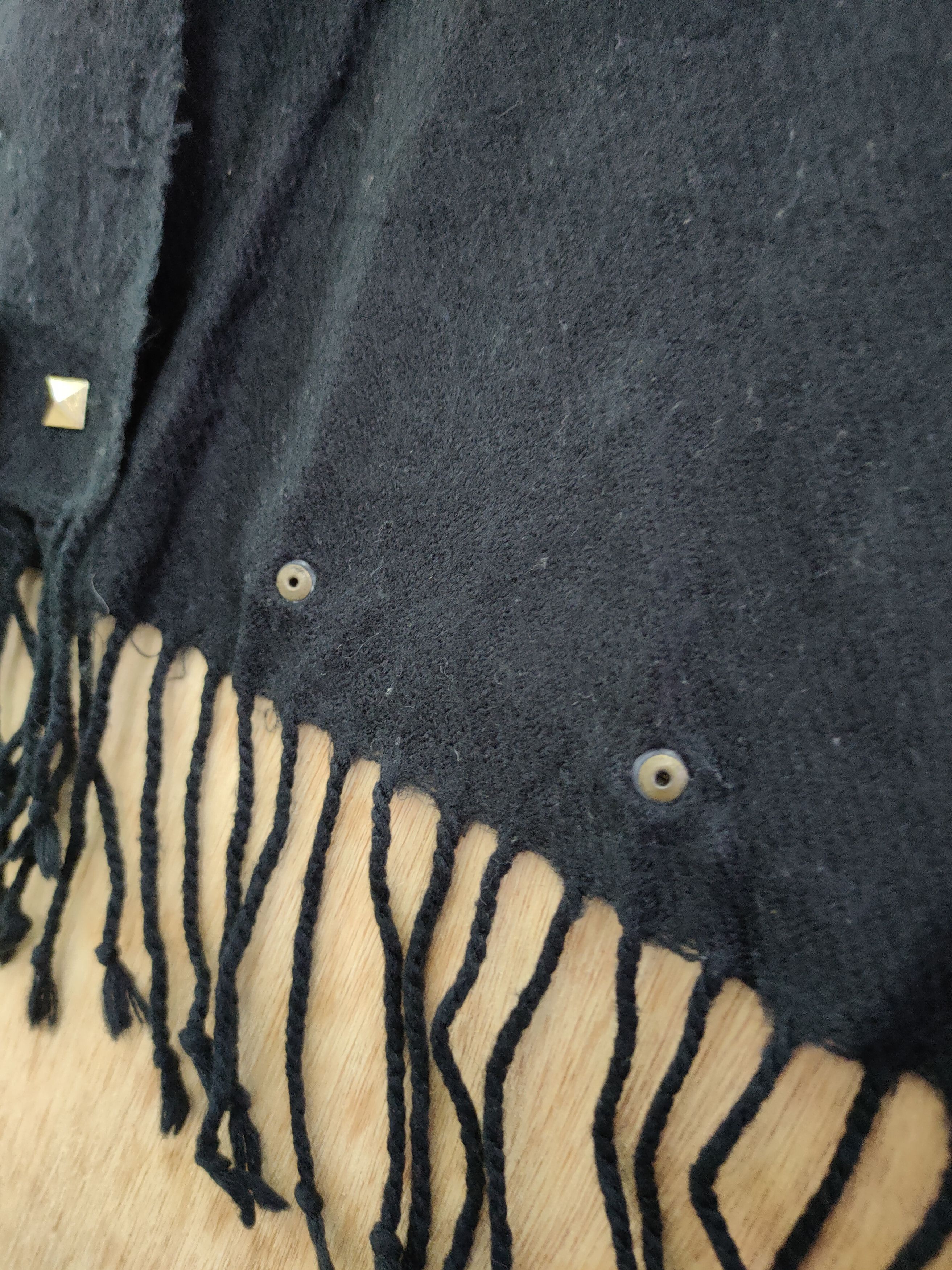 Japanese Brand japan seditionaries black mufflers scarves #m28 DL Size ONE SIZE - 8 Thumbnail