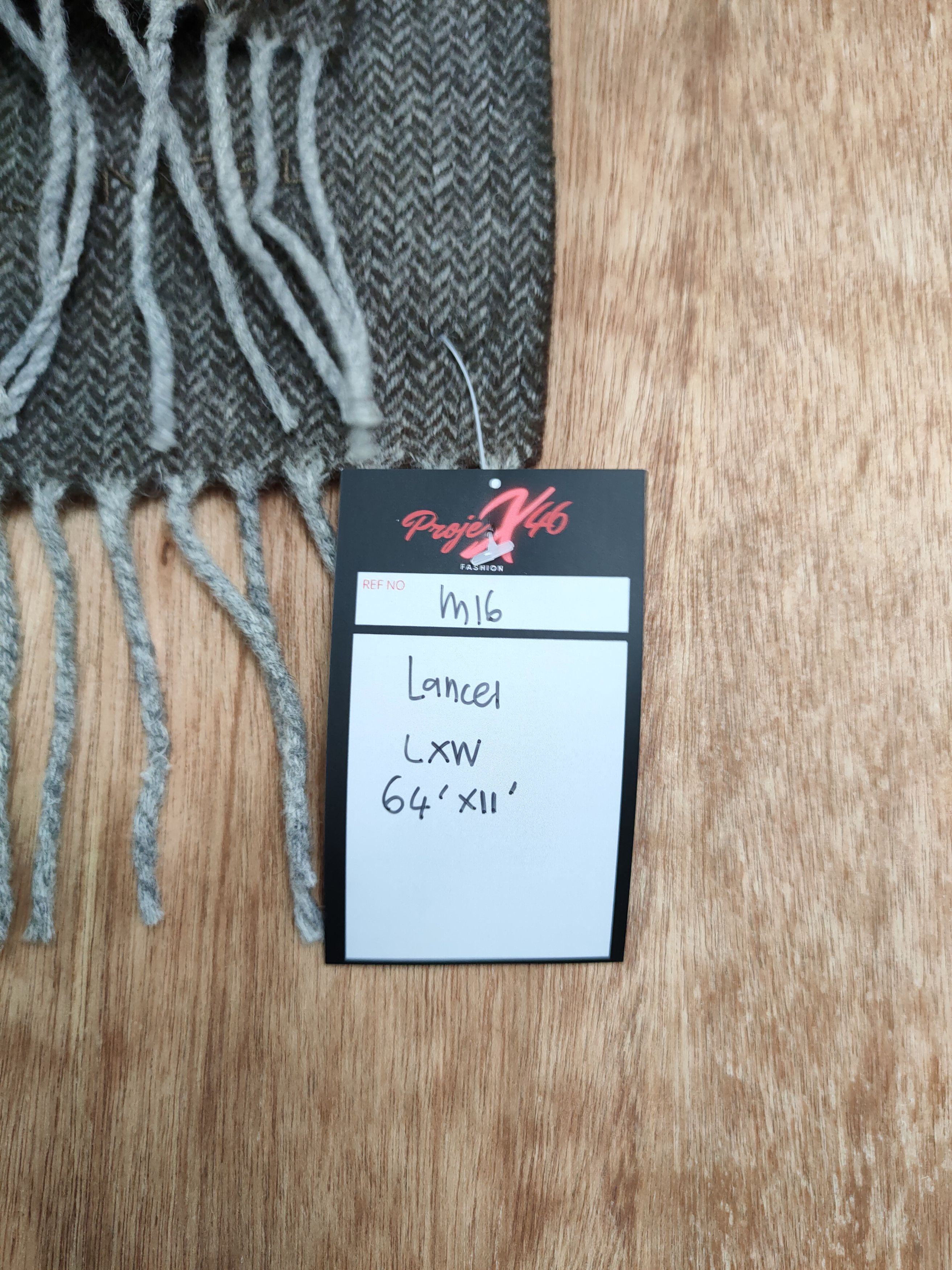 Lancel Lancel scarves scarf muffler wool designer #m16 Size ONE SIZE - 6 Thumbnail