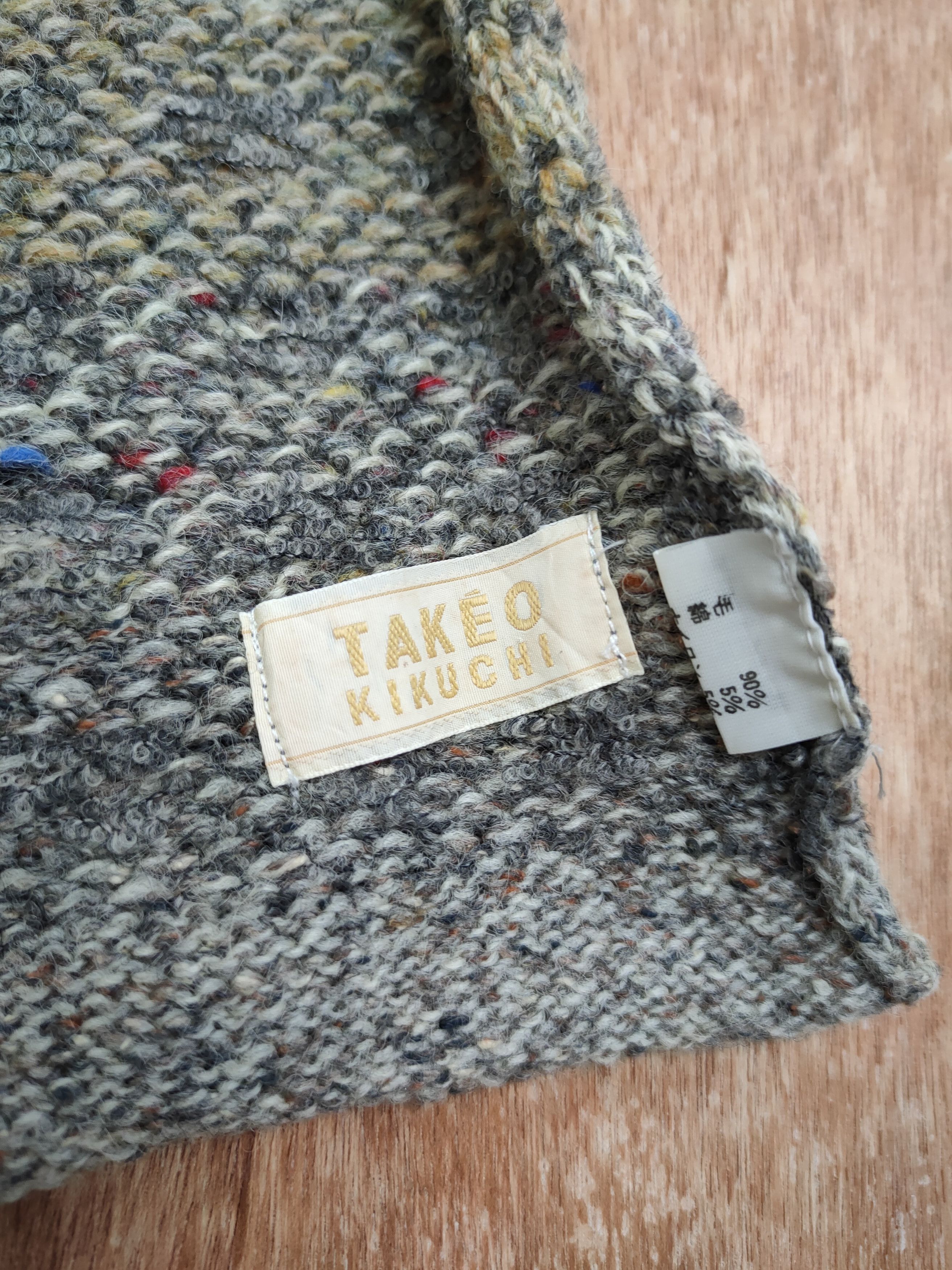 Japanese Brand × Takeo Kikuchi Takeo Kikuchi checkered scarves muffler japan #m27 DL Size ONE SIZE - 5 Thumbnail