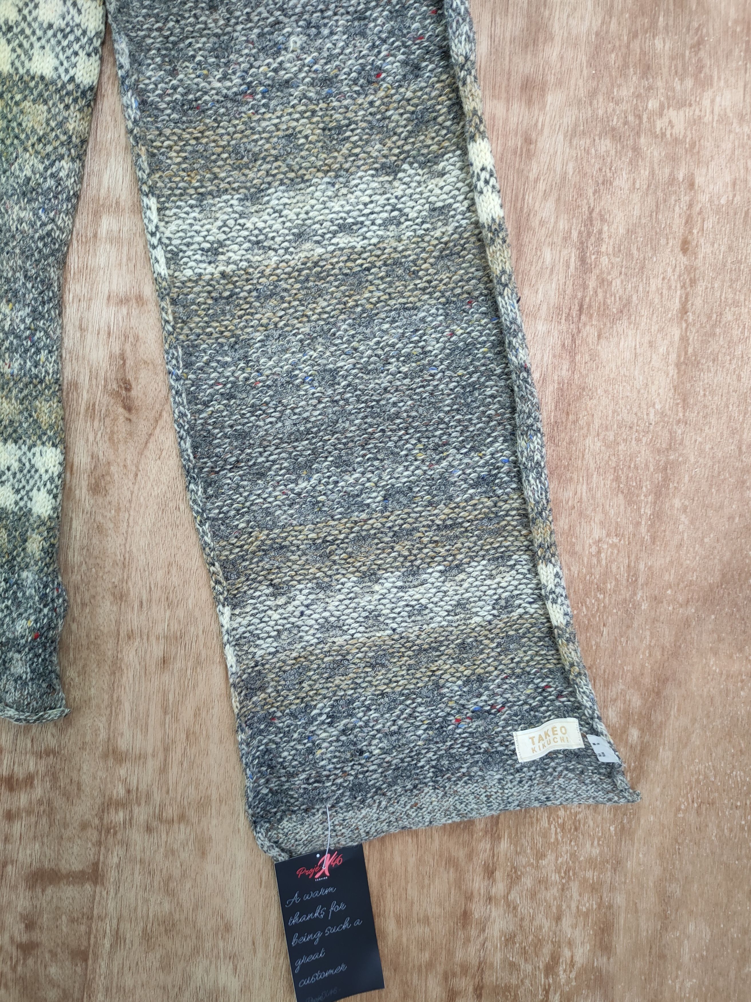 Japanese Brand × Takeo Kikuchi Takeo Kikuchi checkered scarves muffler japan #m27 DL Size ONE SIZE - 2 Thumbnail