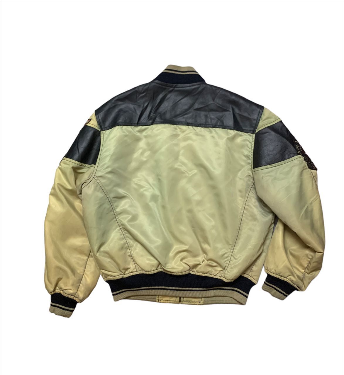 Harley Davidson Vintage Harley Davidson Bomber Leather Patch Jacket Size US M / EU 48-50 / 2 - 2 Thumbnail