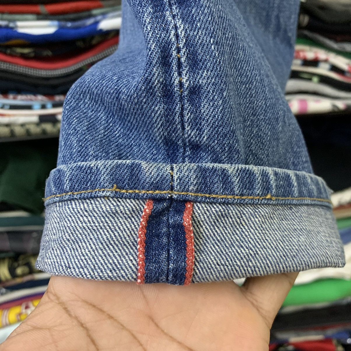 HOLLYWOOD RANCH MARKET × Vintage BLUE BLUE X HR MARKET BY SEILIN & CO Size US 28 / EU 44 - 4 Thumbnail