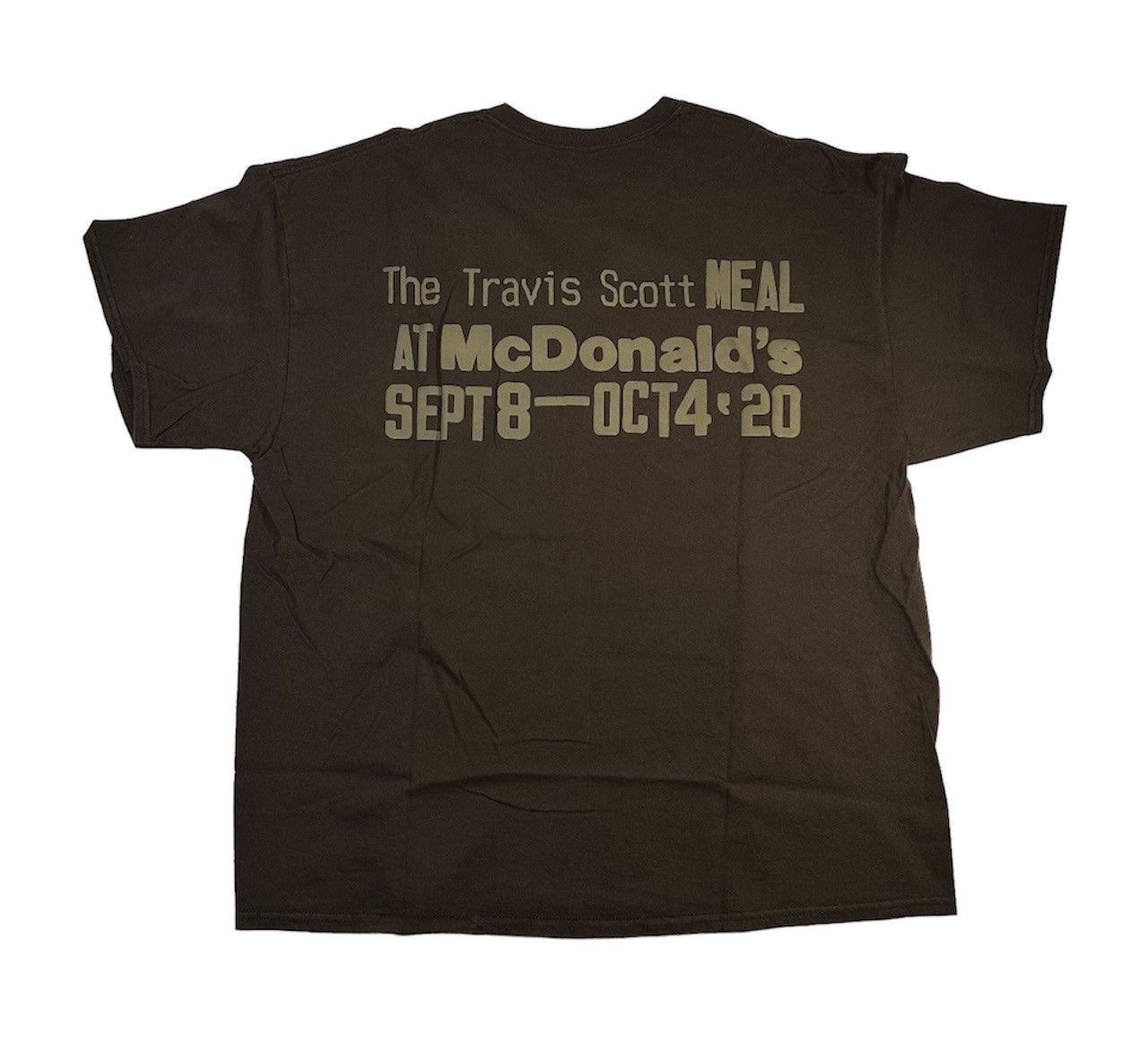 Buy Travis Scott x McDonald’s Sesame Tee Black/Brown Large