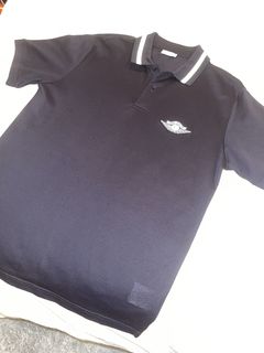 Designer DIOR Air Dior Polo Shirt - White XXL For Sale at 1stDibs