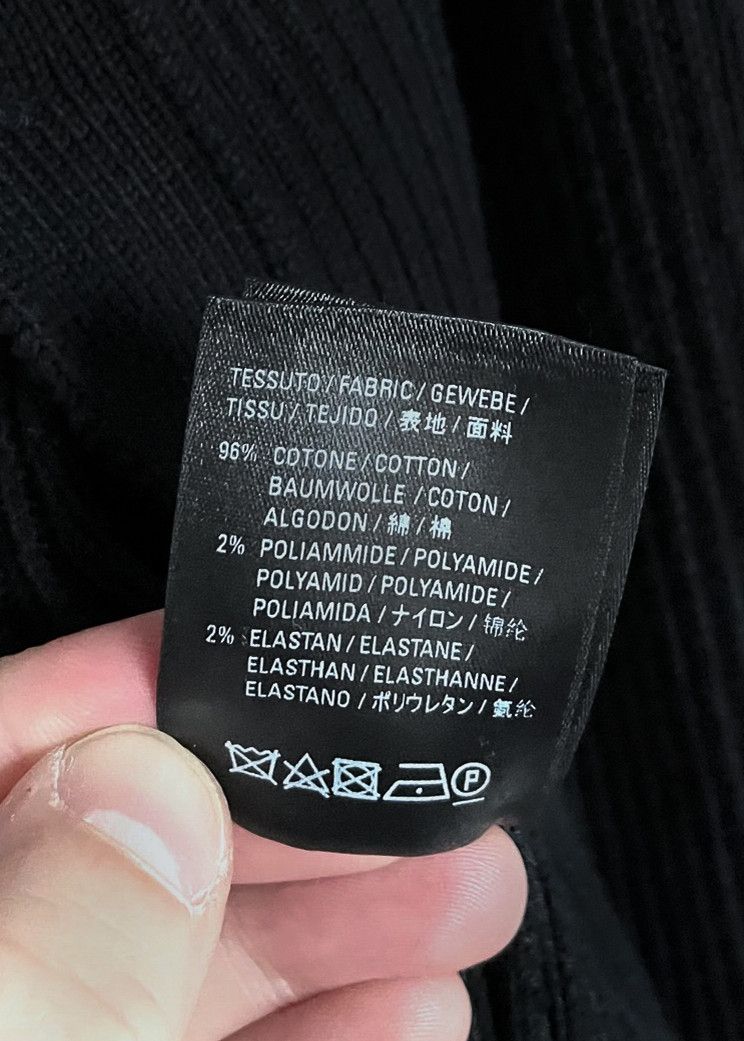 Balenciaga Balenciaga Black Ribbed Cotton Buttoned Sweater Size S / US 4 / IT 40 - 7 Thumbnail