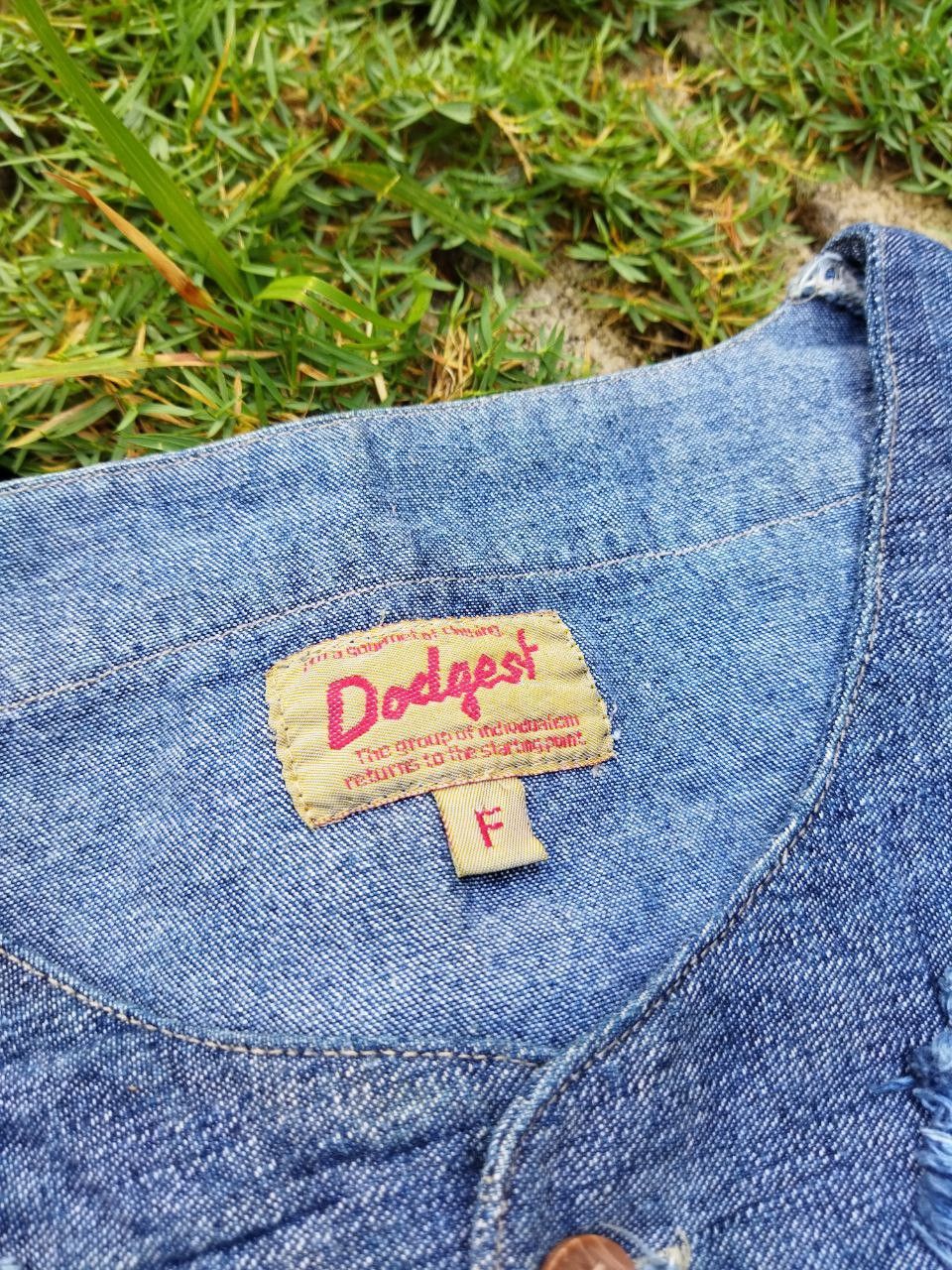 Japanese Brand Japanese Dodgest Baseball Denim Shirt Size US XL / EU 56 / 4 - 5 Thumbnail