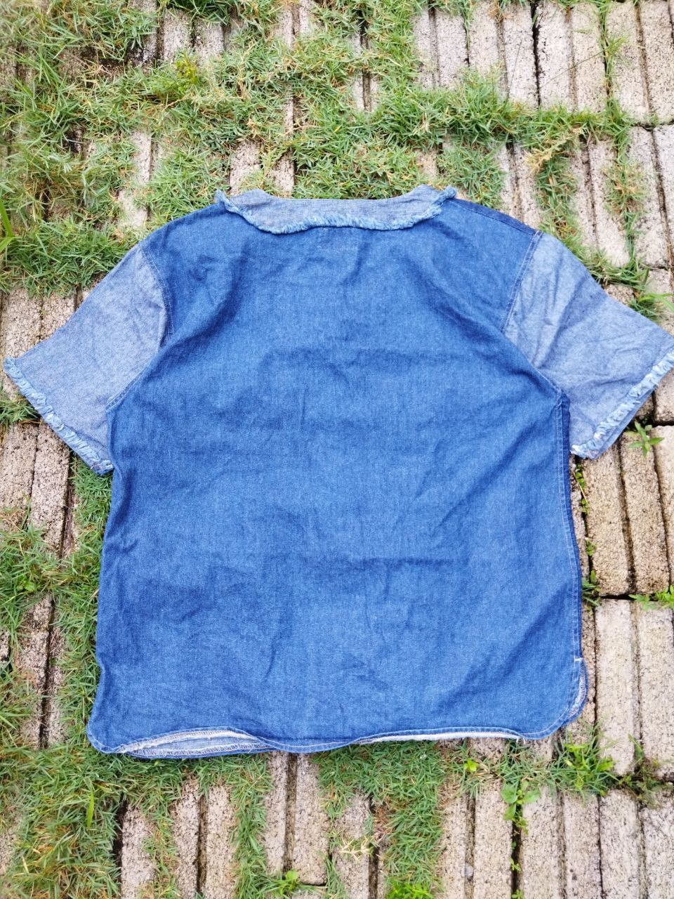 Japanese Brand Japanese Dodgest Baseball Denim Shirt Size US XL / EU 56 / 4 - 7 Thumbnail