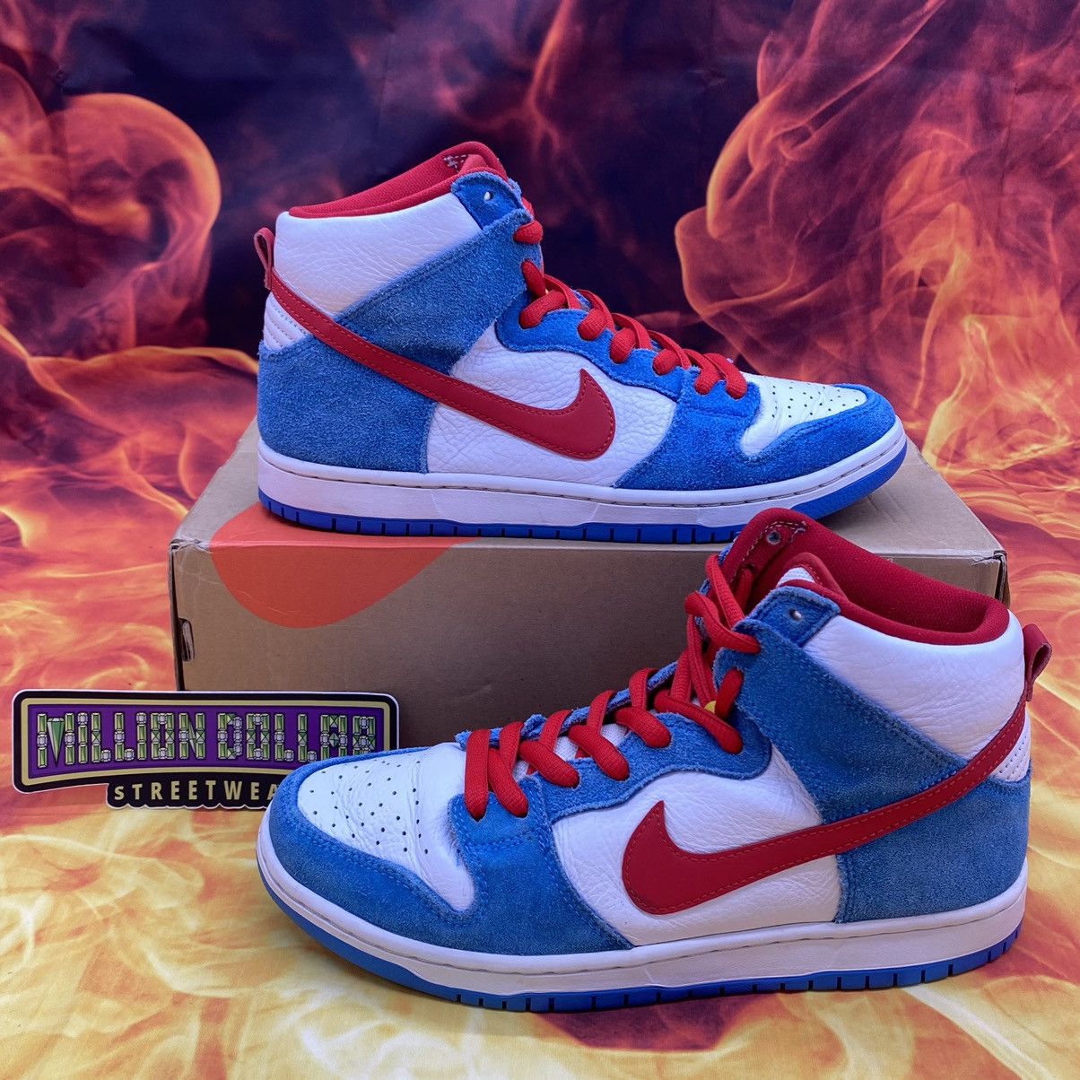 Nike Nike SB Dunk High Kevin Perez Doraemon | Grailed