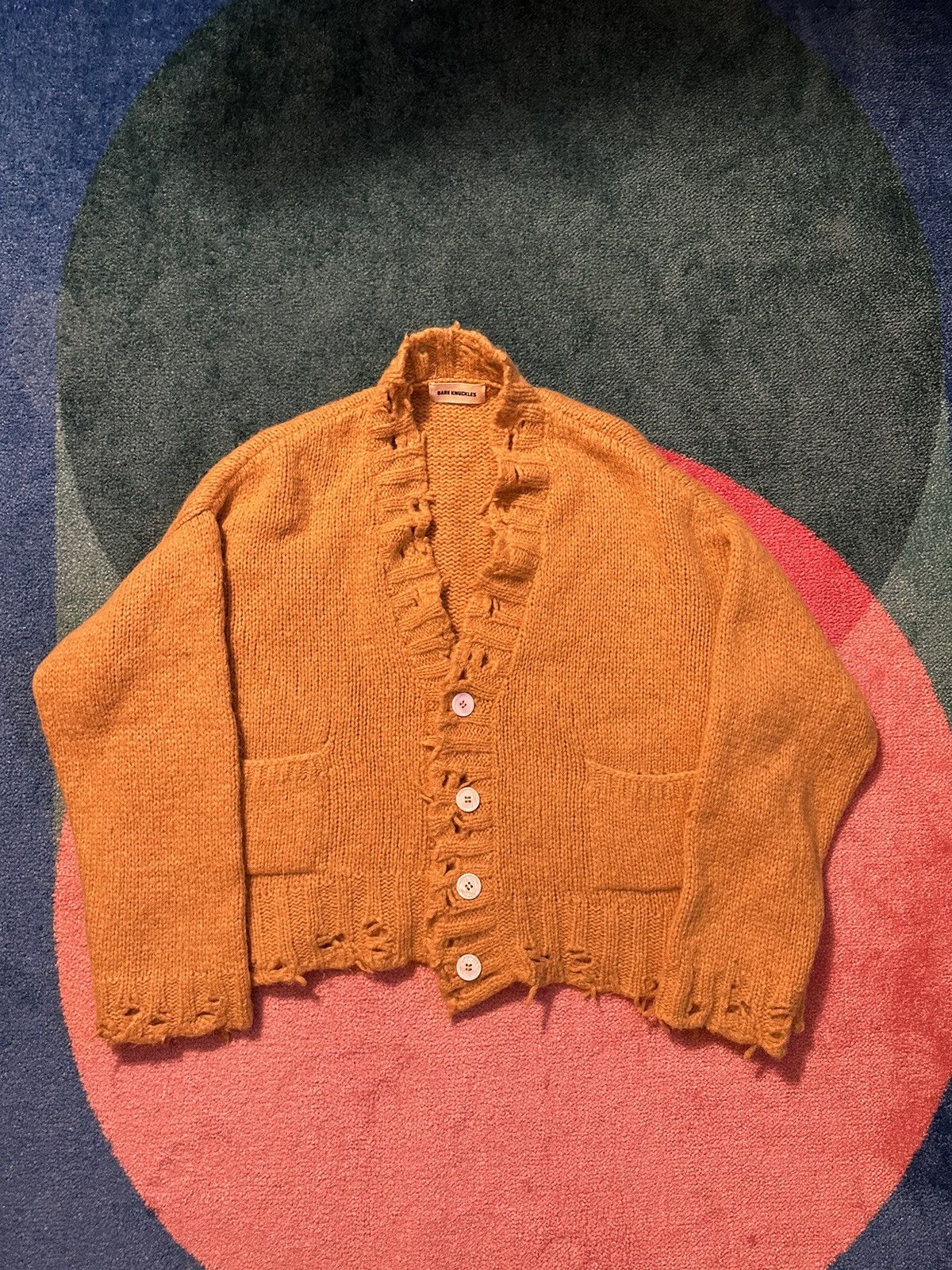 Bare Knuckles Bare Knuckles Alpaca Wool Cardigan Size US L / EU 52-54 / 3 - 1 Thumbnail