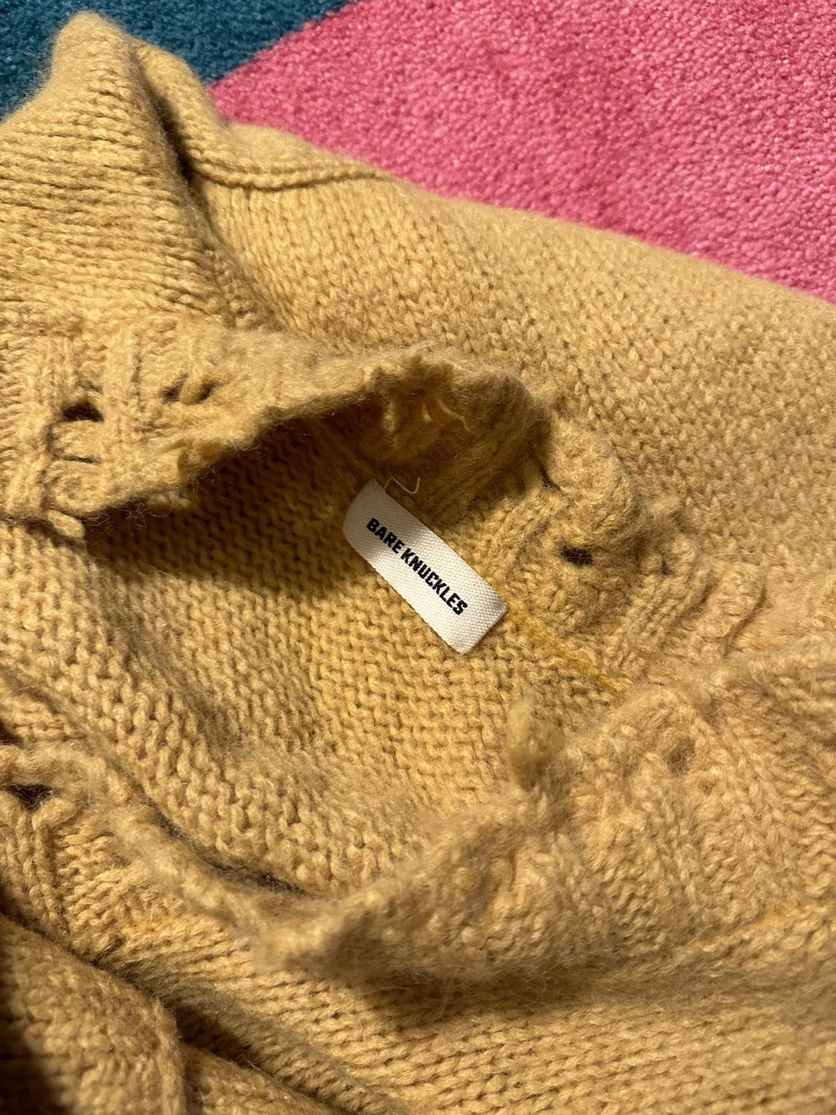 Bare Knuckles Bare Knuckles Alpaca Wool Cardigan Size US L / EU 52-54 / 3 - 4 Thumbnail