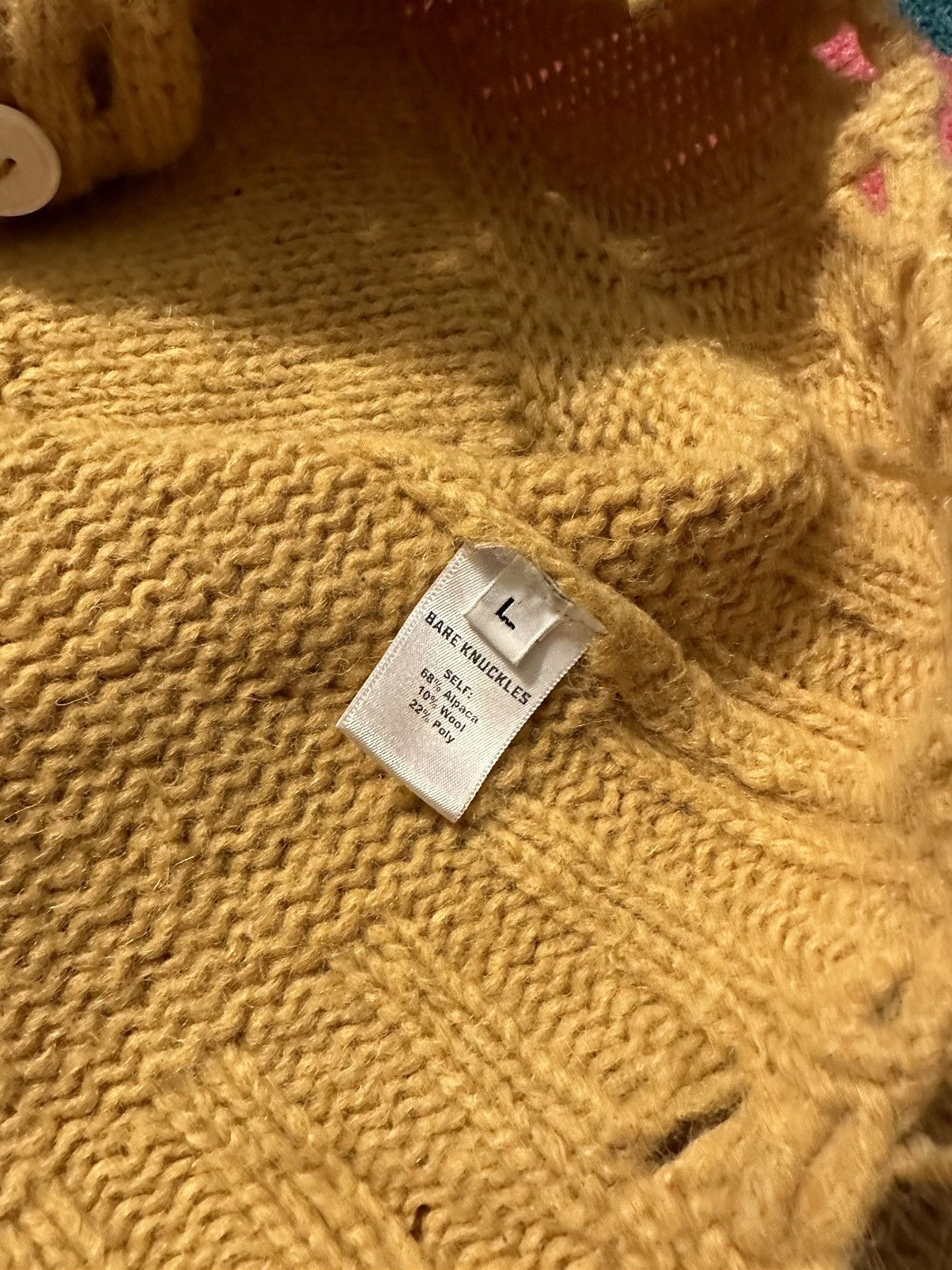 Bare Knuckles Bare Knuckles Alpaca Wool Cardigan Size US L / EU 52-54 / 3 - 5 Thumbnail