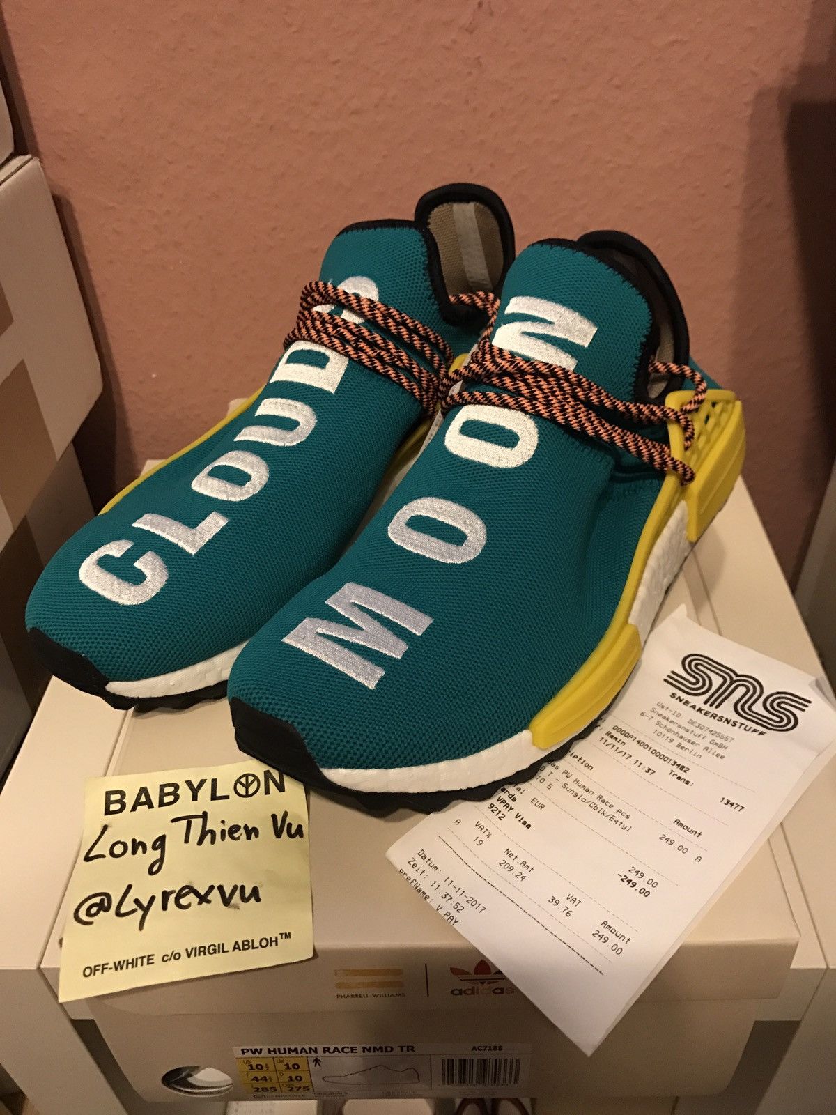 adidas Human Race NMDPharrell Sun Glow Size 11 adidas x Humanrace by Pharrell Williams Deals - New and used  main image 2