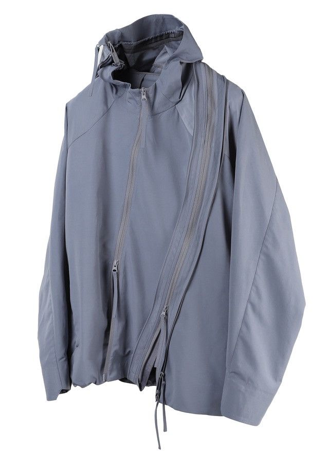 POST ARCHIVE FACTION (PAF) 4.0 TECHNICAL JACKET CENTER (GREY BLUE) | Grailed