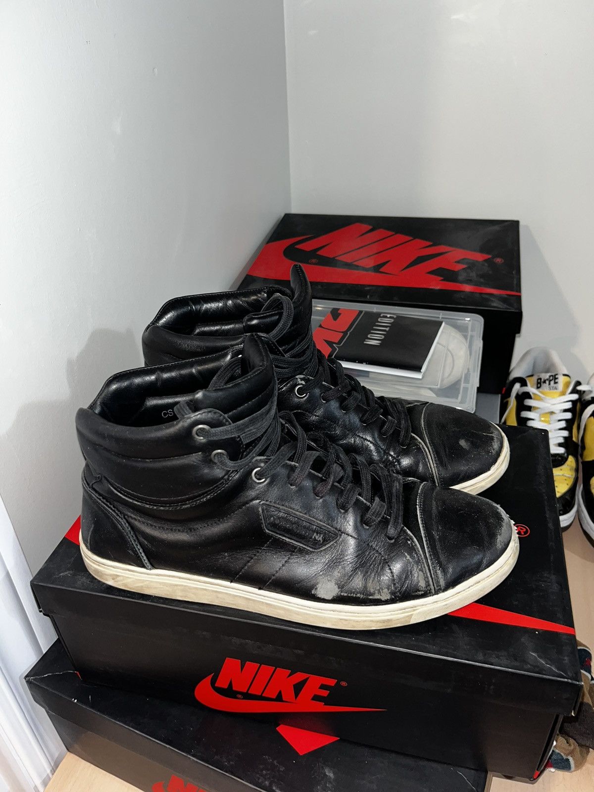 Men's Dolce & Gabbana Hi Top Sneakers | Grailed