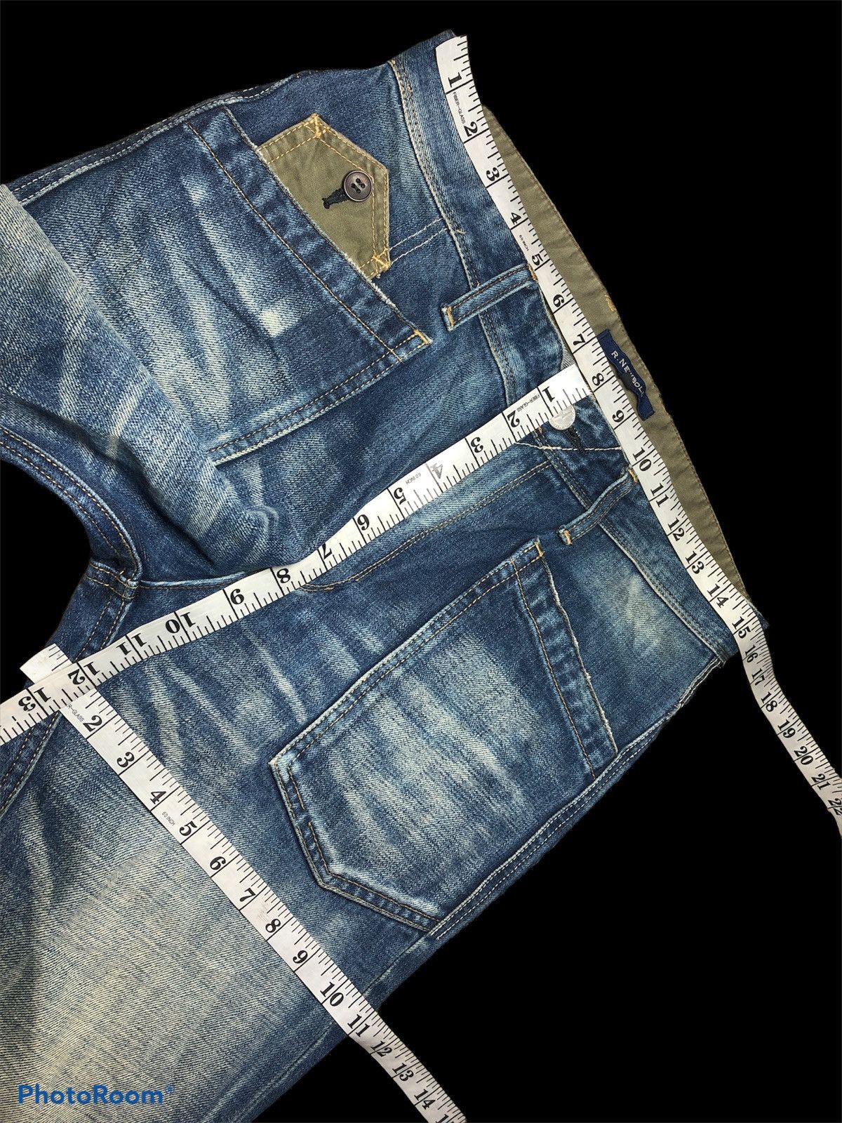 Paul Smith × R.Newbold WASHED⚡️⚡️R.NEWBOLD BUCKLE BACK BAKERPANTS DENIM Size US 31 - 7 Thumbnail