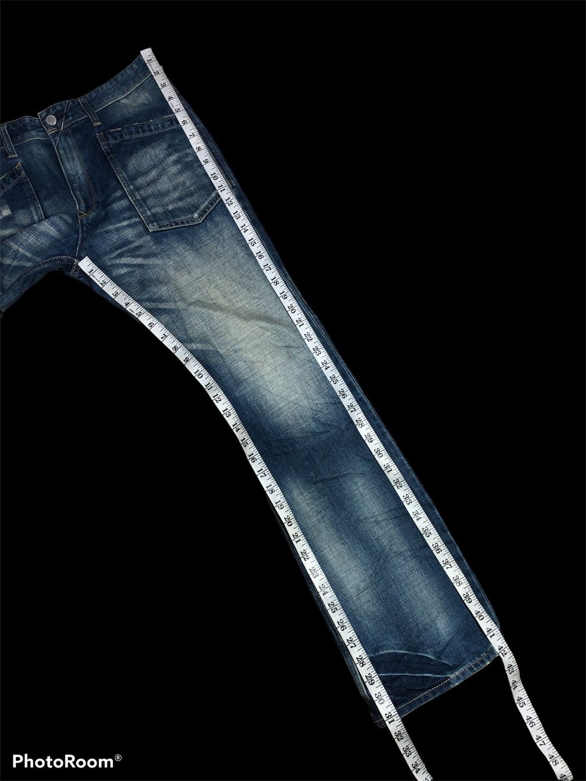 Paul Smith × R.Newbold WASHED⚡️⚡️R.NEWBOLD BUCKLE BACK BAKERPANTS DENIM Size US 31 - 9 Thumbnail
