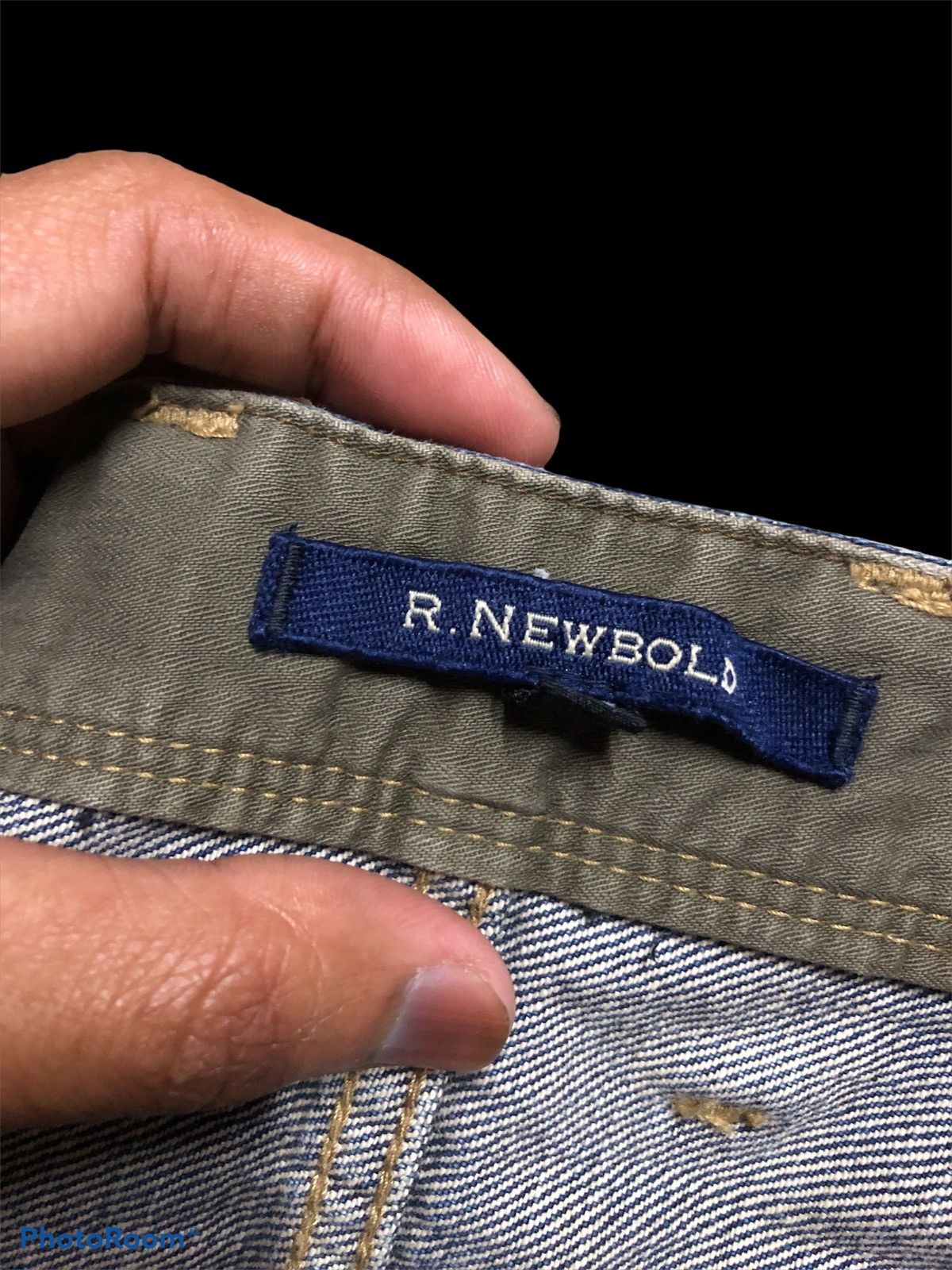 Paul Smith × R.Newbold WASHED⚡️⚡️R.NEWBOLD BUCKLE BACK BAKERPANTS DENIM Size US 31 - 6 Thumbnail