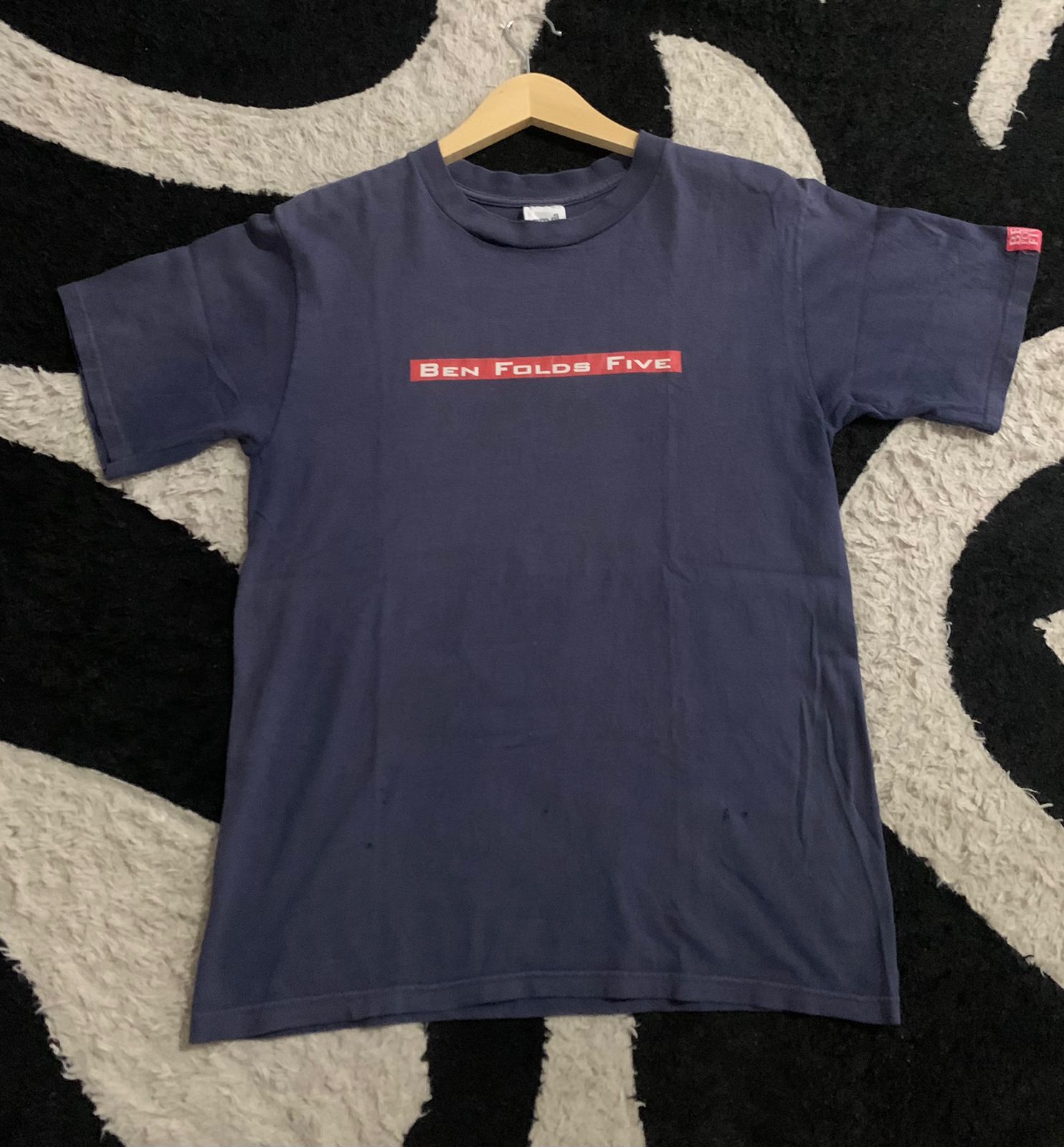 Anvil × Band Tees × Vintage Vintage 90s Ben Folds Five Tour Shirt Size US M / EU 48-50 / 2 - 2 Thumbnail