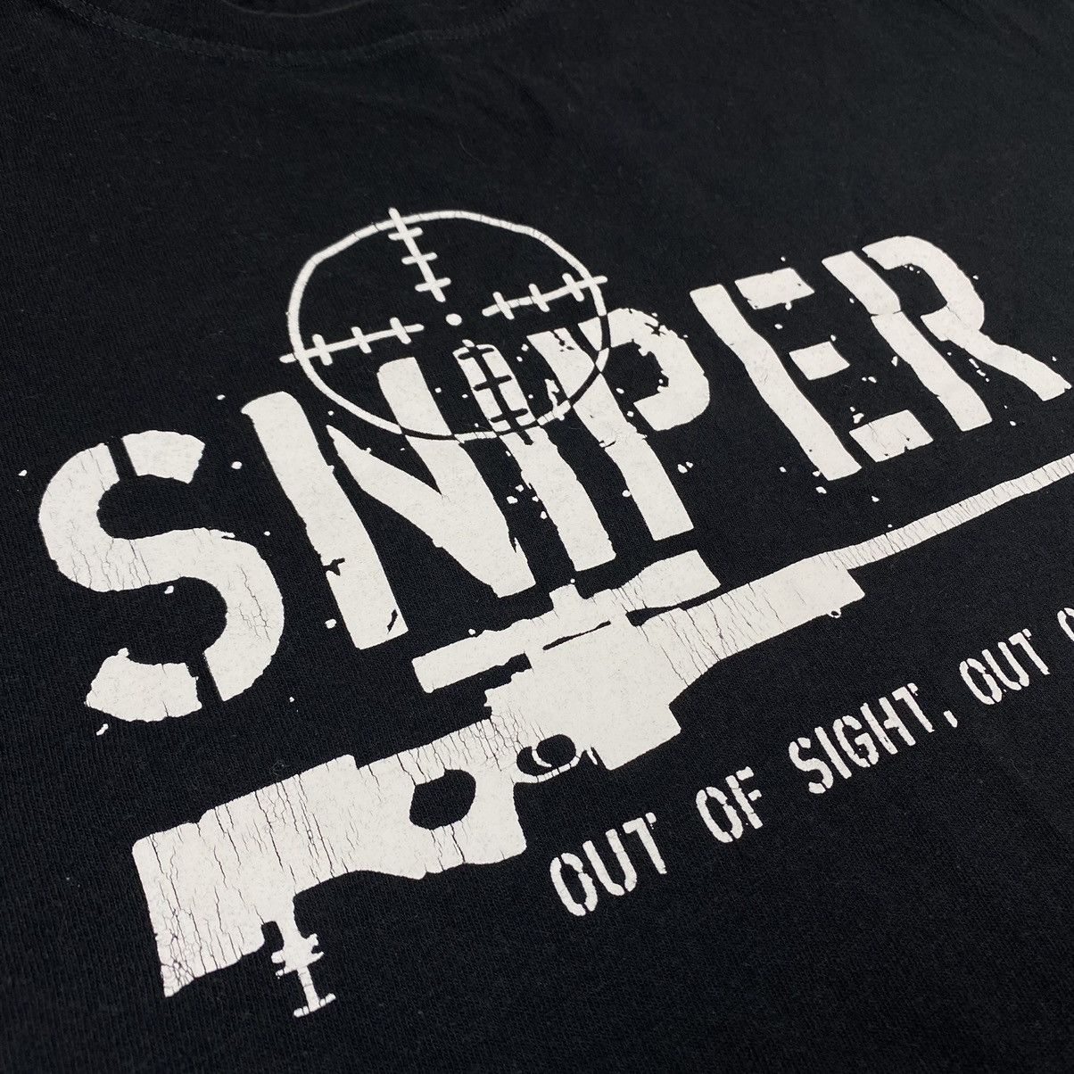 Anvil 90’s Vintage Anvil Sniper Weapons T Shirt Terron Style Hype Size US XL / EU 56 / 4 - 3 Thumbnail