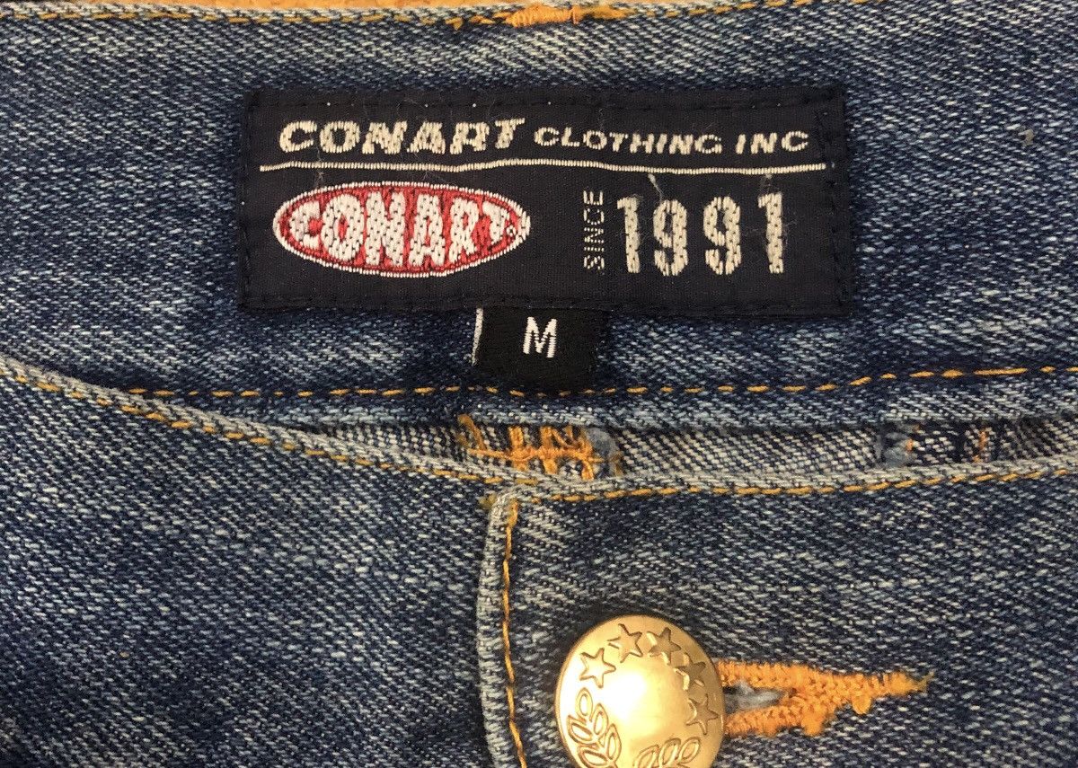 JNCO Vintage Conart Double Knee hip hop loose jeans mudwash jeans Size US 34 / EU 50 - 10 Thumbnail