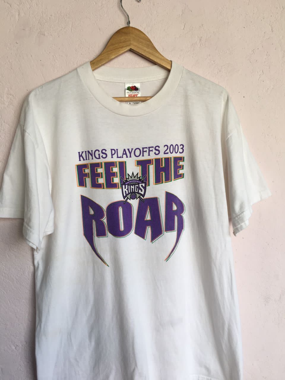 Fruit Of The Loom × Pepsi × Vintage Vintage Sacramento Kings Baseketball Playoff 2003 Size US XL / EU 56 / 4 - 3 Thumbnail
