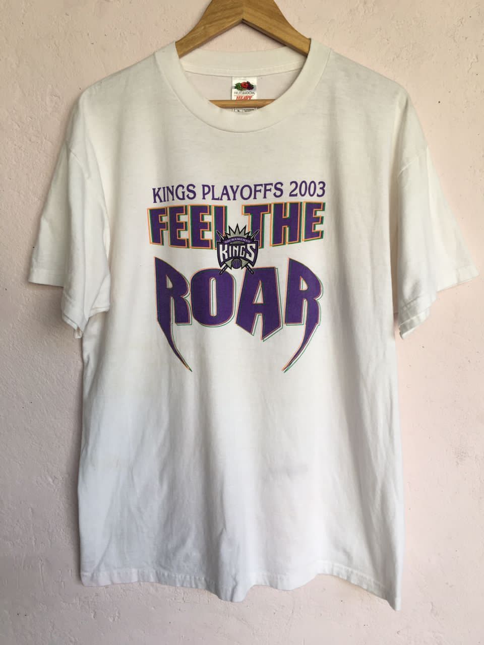 Fruit Of The Loom × Pepsi × Vintage Vintage Sacramento Kings Baseketball Playoff 2003 Size US XL / EU 56 / 4 - 1 Thumbnail
