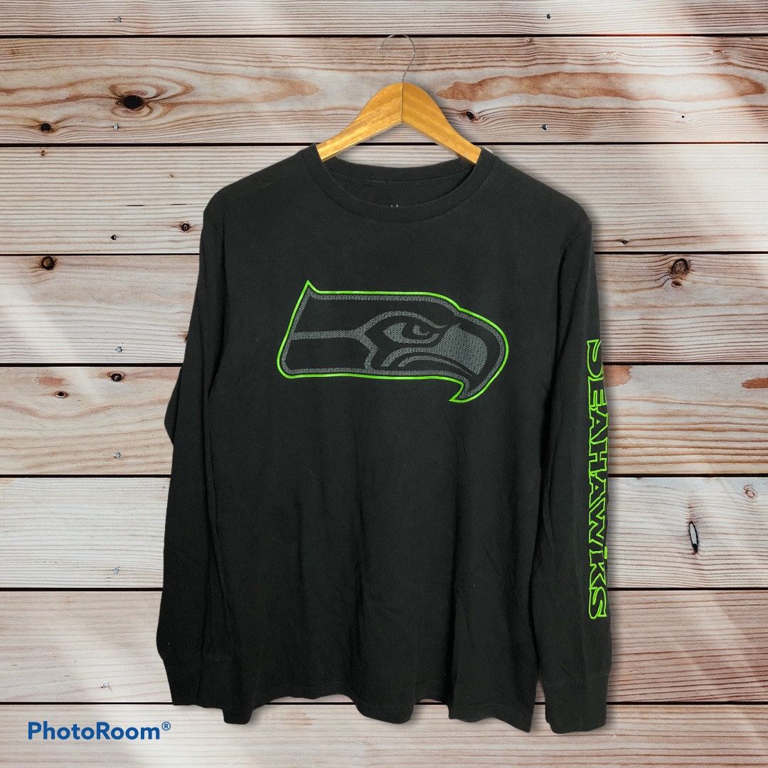 Majestic × Vintage Vintage Seahawks Soccer Long Sleeves Medium Size US M / EU 48-50 / 2 - 1 Thumbnail
