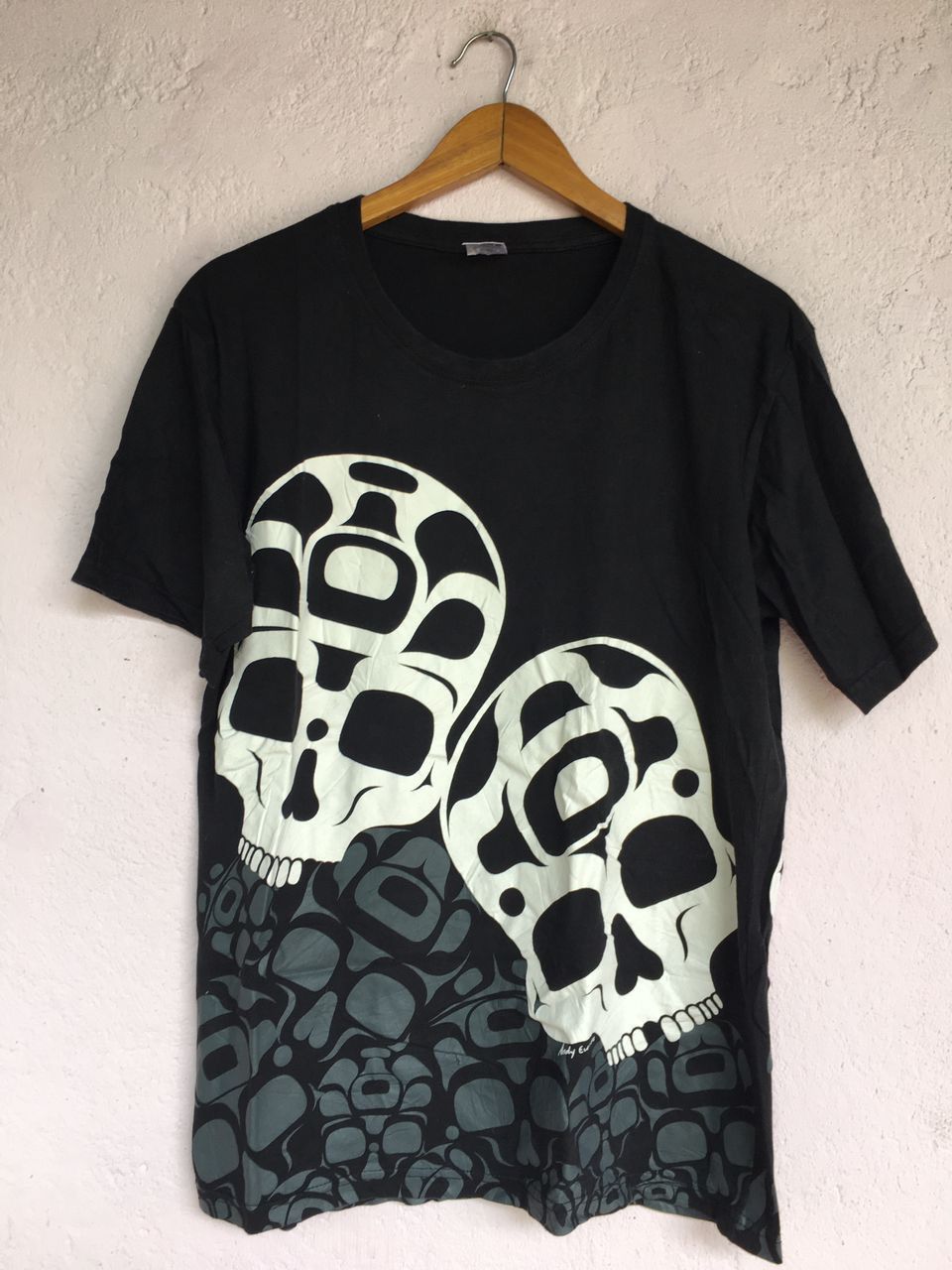 Other Art Andy Everson Skull black shirt Size US L / EU 52-54 / 3 - 1 Thumbnail