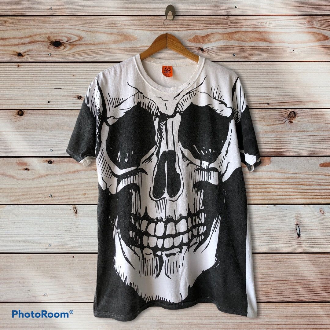 Vintage Vintage Happy Halloween skull full print nice design Size US L / EU 52-54 / 3 - 1 Thumbnail