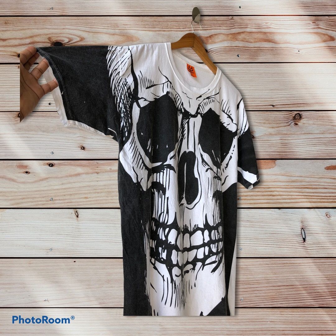 Vintage Vintage Happy Halloween skull full print nice design Size US L / EU 52-54 / 3 - 2 Thumbnail