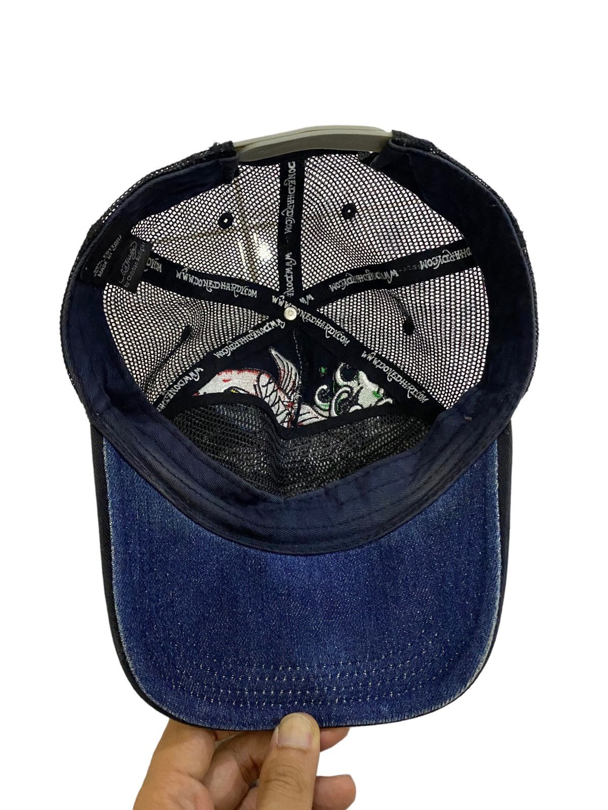 Christian Audigier × Ed Hardy × Vintage Ed Hardy by Christian Audigier koi fish embroidered logo hat Size ONE SIZE - 4 Thumbnail