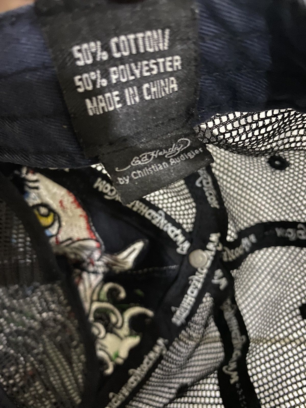 Christian Audigier × Ed Hardy × Vintage Ed Hardy by Christian Audigier koi fish embroidered logo hat Size ONE SIZE - 5 Thumbnail