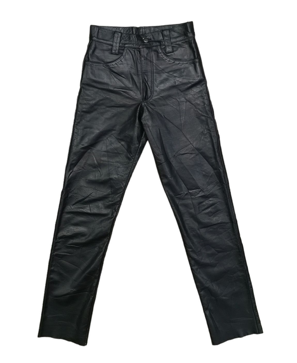 image of Genuine Leather x Leather Rockers Leather Pants in Black, Men's (Size 26)