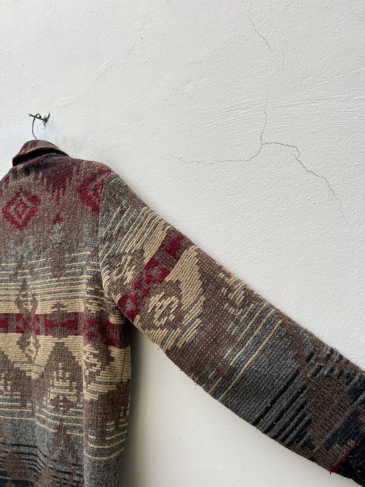 Vintage × Woolrich Woolen Mills Vintage 90s Woolrich Sherpa Lined Navajo Wool Jacket Winter Size US M / EU 48-50 / 2 - 16 Thumbnail