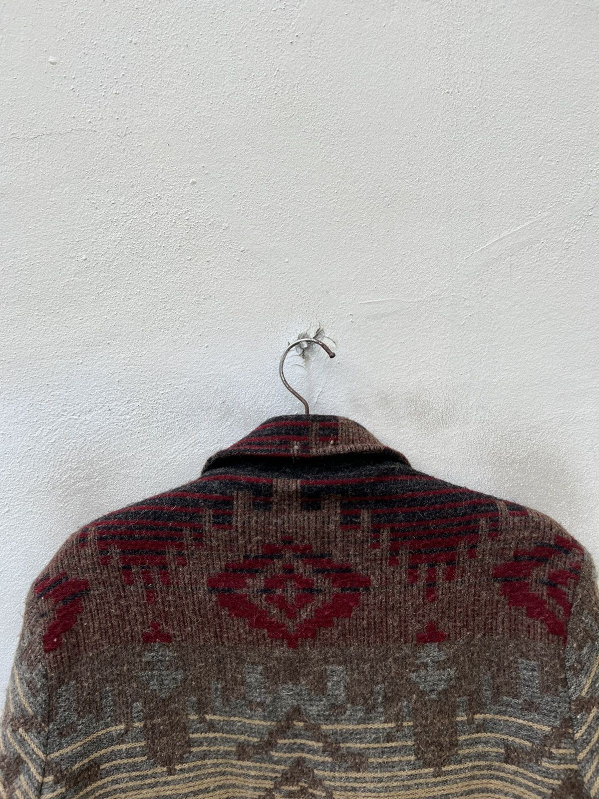 Vintage × Woolrich Woolen Mills Vintage 90s Woolrich Sherpa Lined Navajo Wool Jacket Winter Size US M / EU 48-50 / 2 - 15 Thumbnail