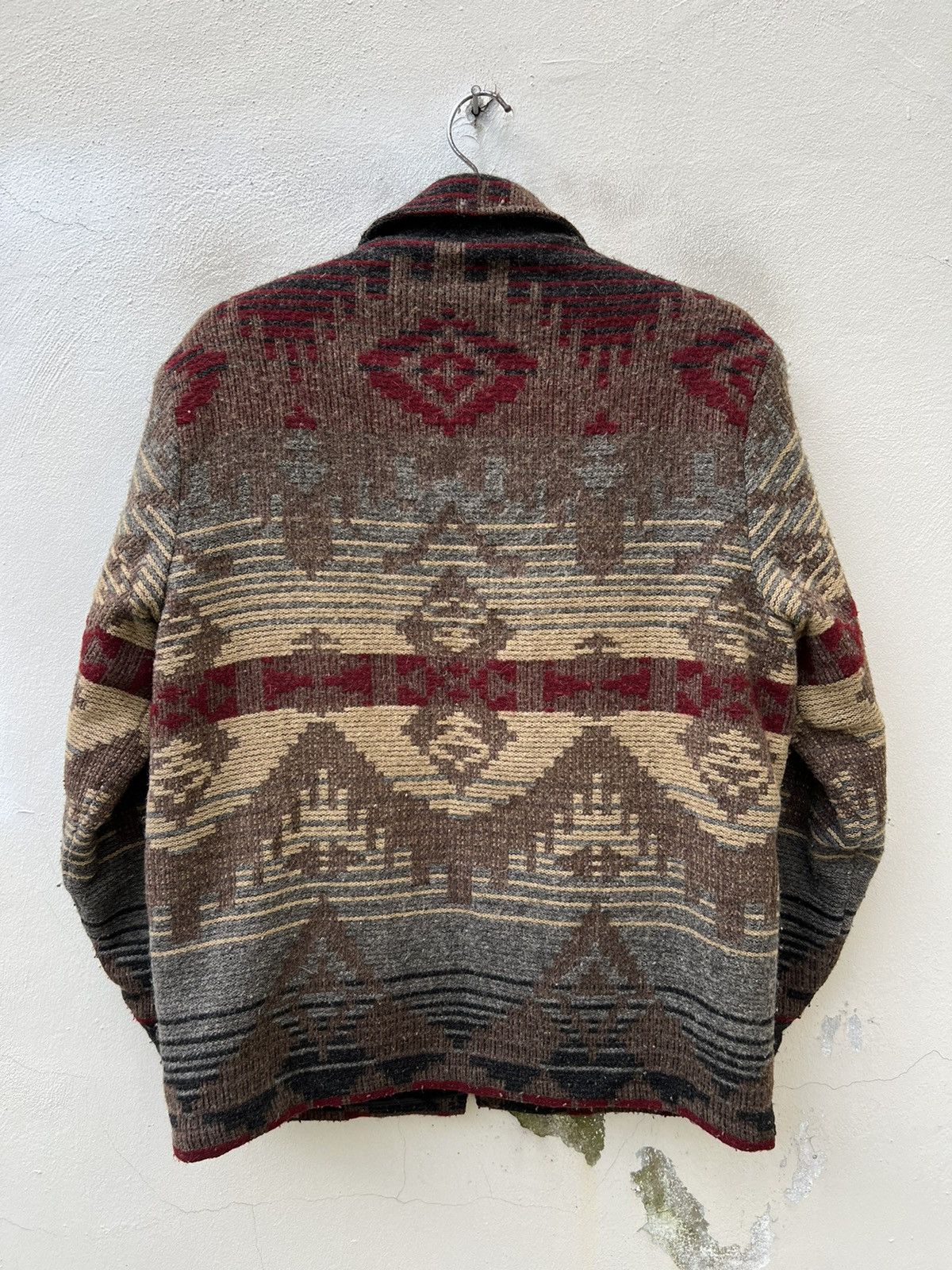 Vintage × Woolrich Woolen Mills Vintage 90s Woolrich Sherpa Lined Navajo Wool Jacket Winter Size US M / EU 48-50 / 2 - 14 Thumbnail