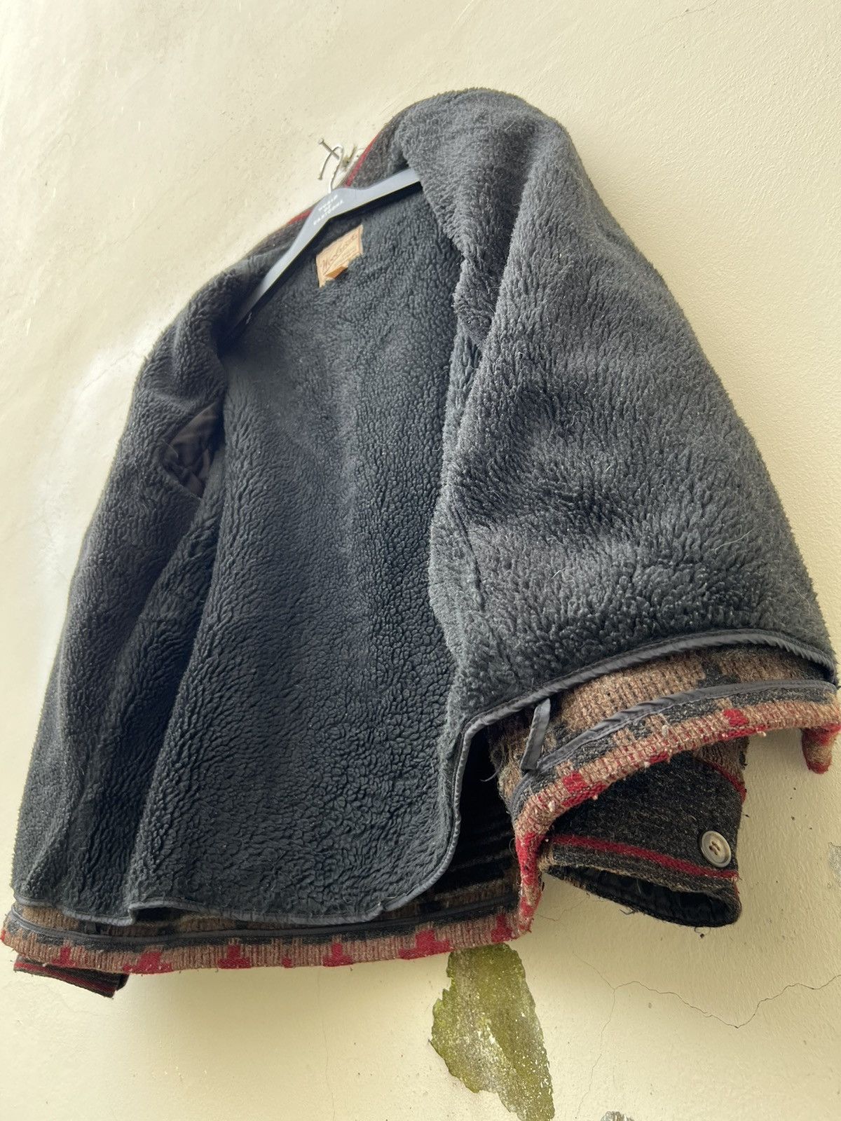 Vintage × Woolrich Woolen Mills Vintage 90s Woolrich Sherpa Lined Navajo Wool Jacket Winter Size US M / EU 48-50 / 2 - 19 Thumbnail