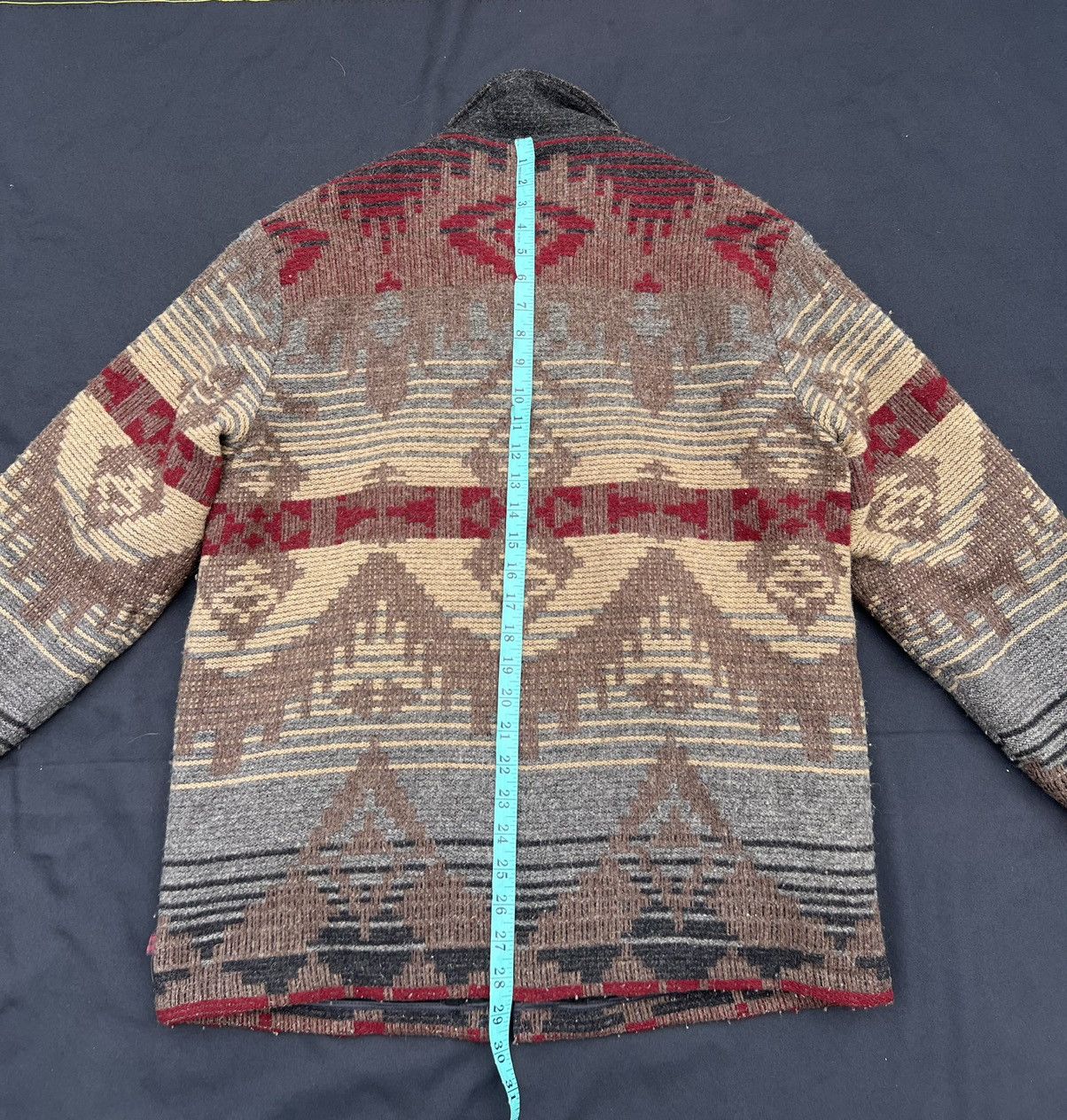 Vintage × Woolrich Woolen Mills Vintage 90s Woolrich Sherpa Lined Navajo Wool Jacket Winter Size US M / EU 48-50 / 2 - 5 Thumbnail