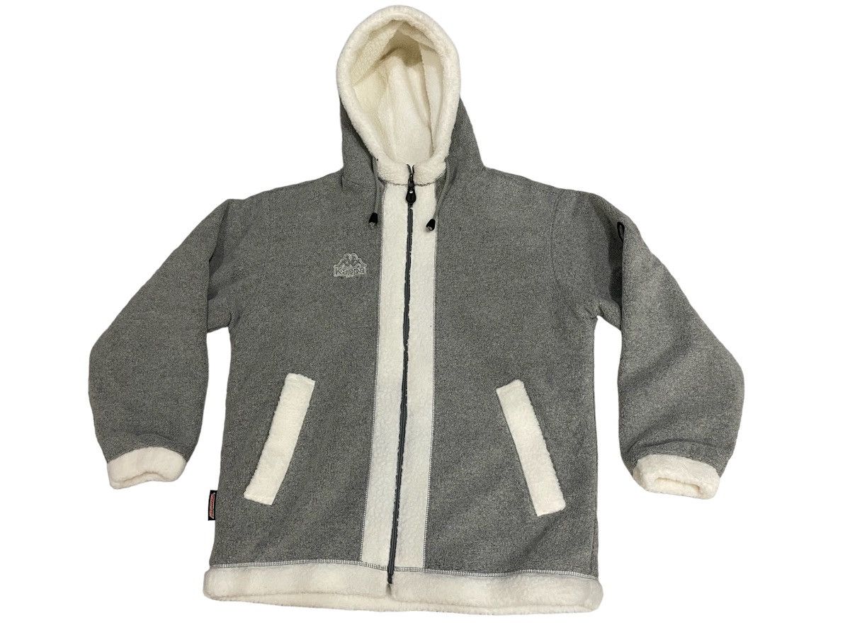 Kappa Vintage Kappa Fleece Jacket Hoodie Size US M / EU 48-50 / 2 - 2 Thumbnail