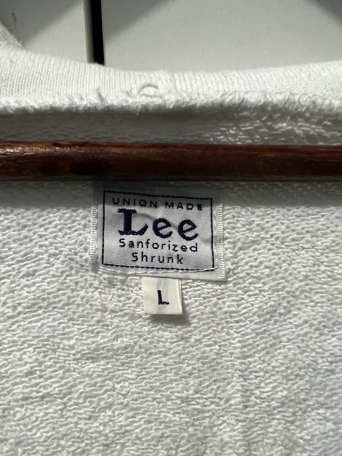 Lee Vintage Lee Sanforized Shrunk Denim Hoodie/Sweater Size US L / EU 52-54 / 3 - 13 Thumbnail