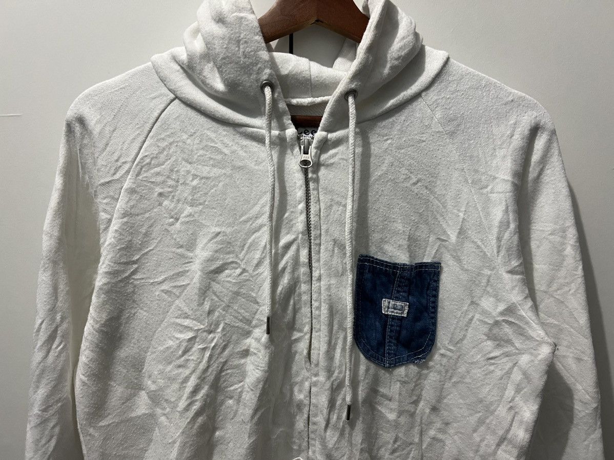 Lee Vintage Lee Sanforized Shrunk Denim Hoodie/Sweater Size US L / EU 52-54 / 3 - 3 Thumbnail