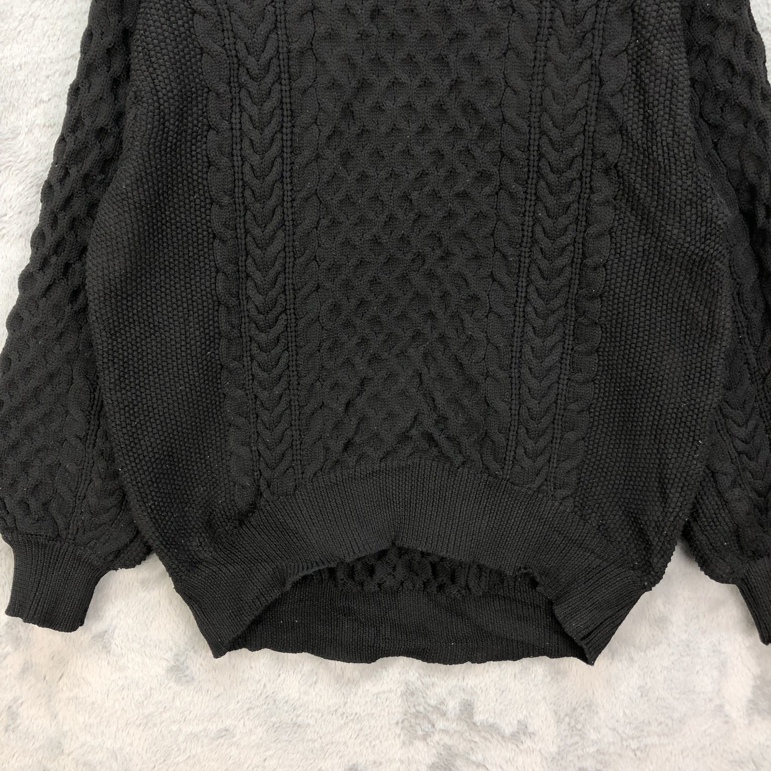 Global Work Global Work Abstract Knitted Sweatshirt #5491-193 Size M / US 6-8 / IT 42-44 - 3 Thumbnail