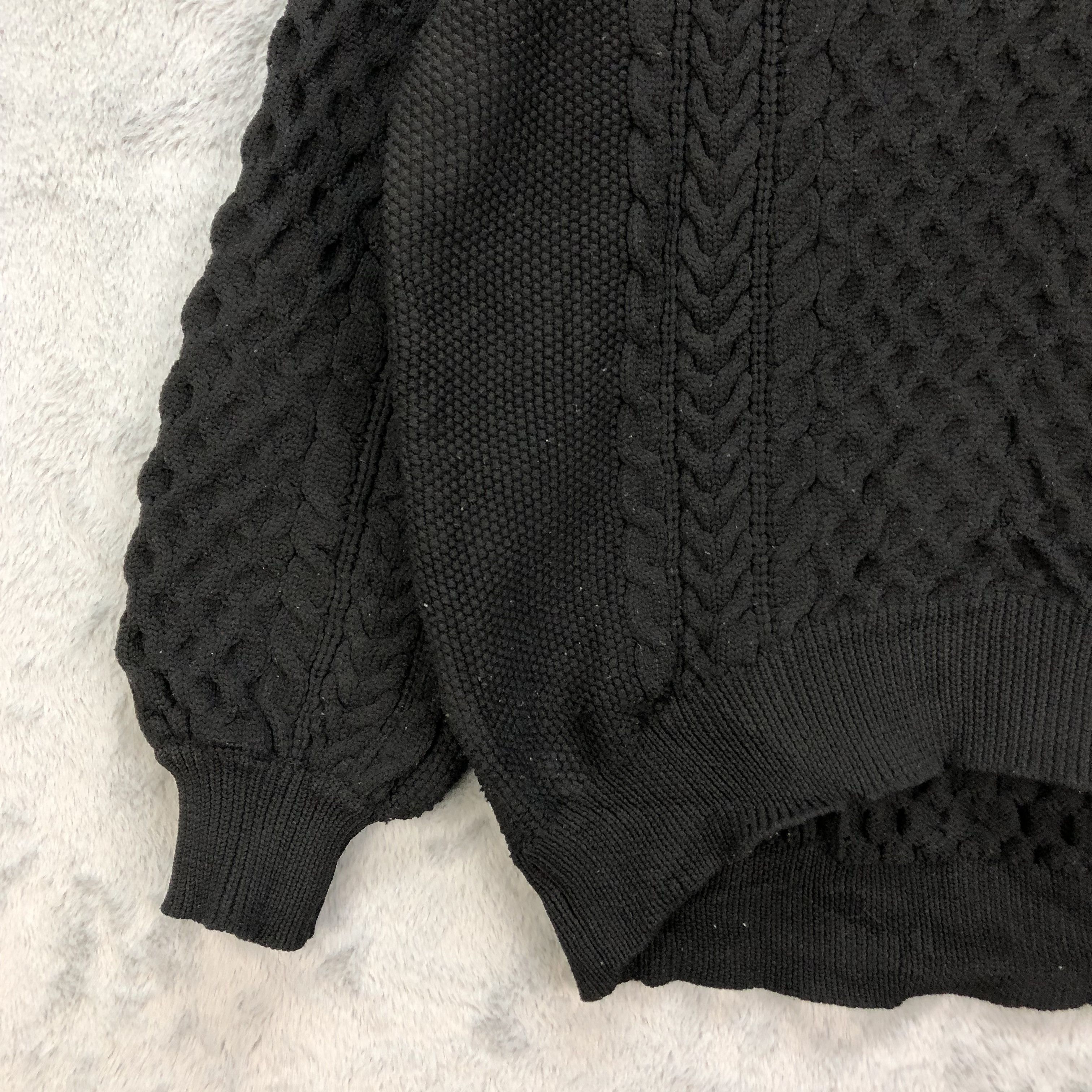 Global Work Global Work Abstract Knitted Sweatshirt #5491-193 Size M / US 6-8 / IT 42-44 - 4 Thumbnail
