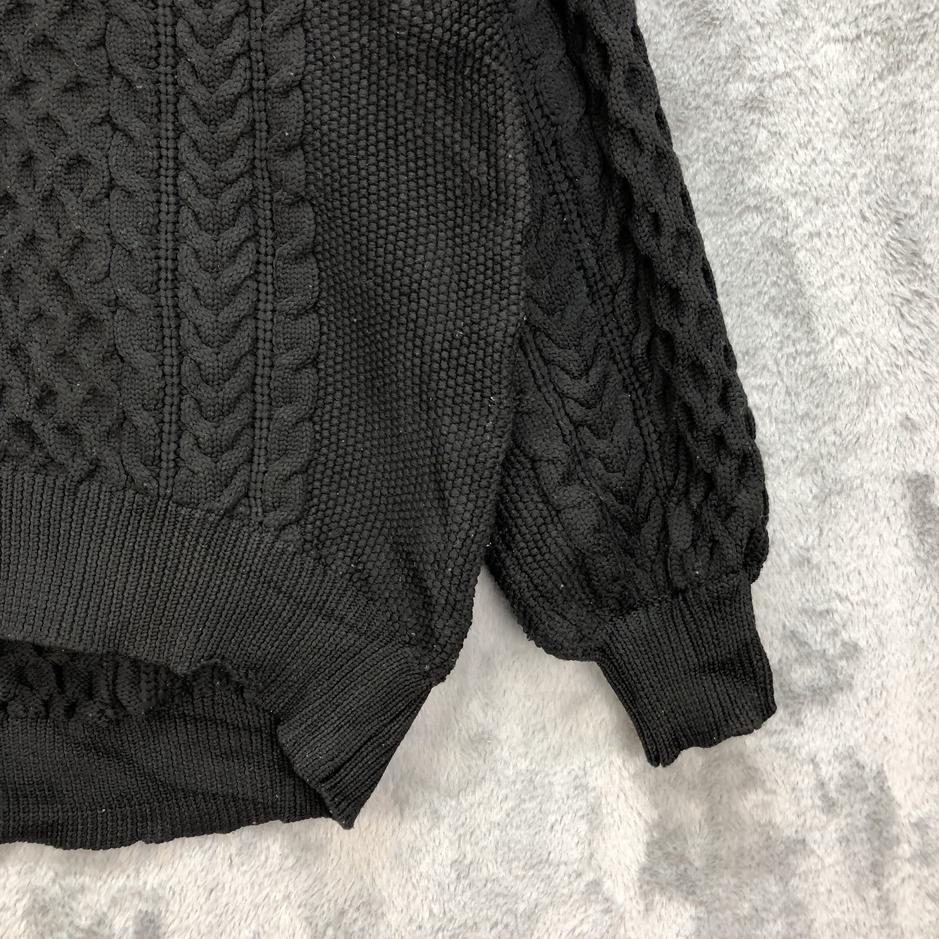 Global Work Global Work Abstract Knitted Sweatshirt #5491-193 Size M / US 6-8 / IT 42-44 - 5 Thumbnail