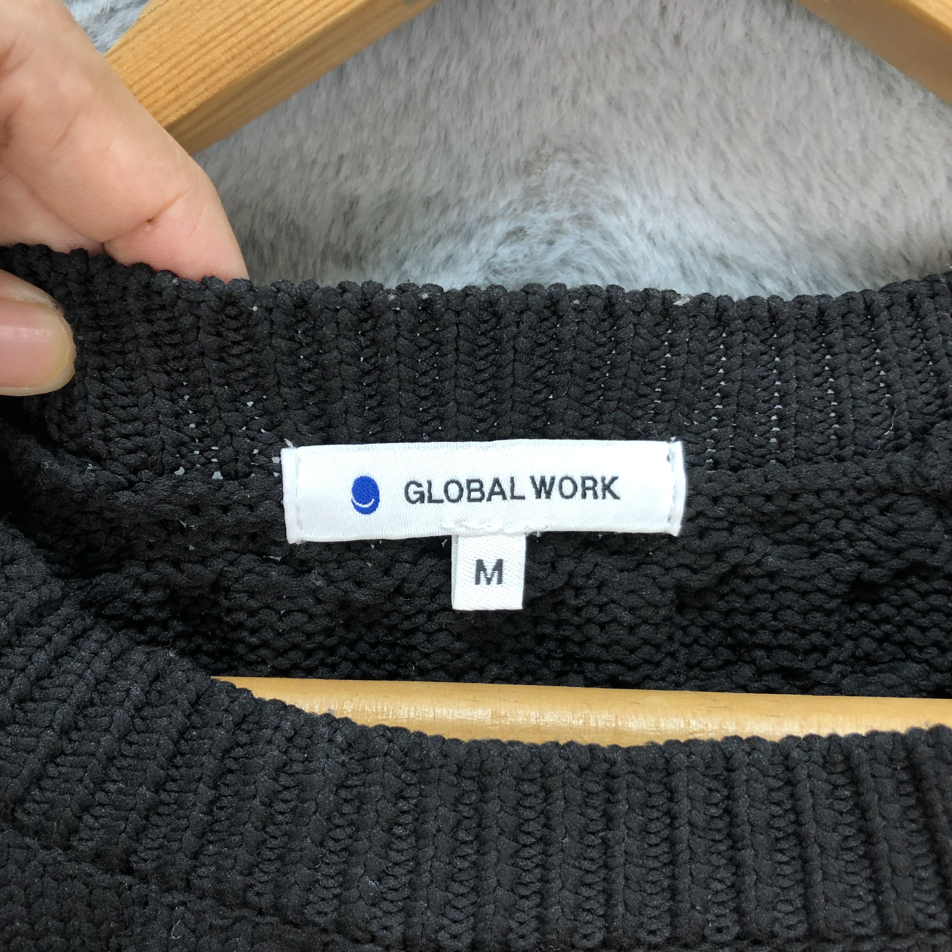 Global Work Global Work Abstract Knitted Sweatshirt #5491-193 Size M / US 6-8 / IT 42-44 - 6 Thumbnail