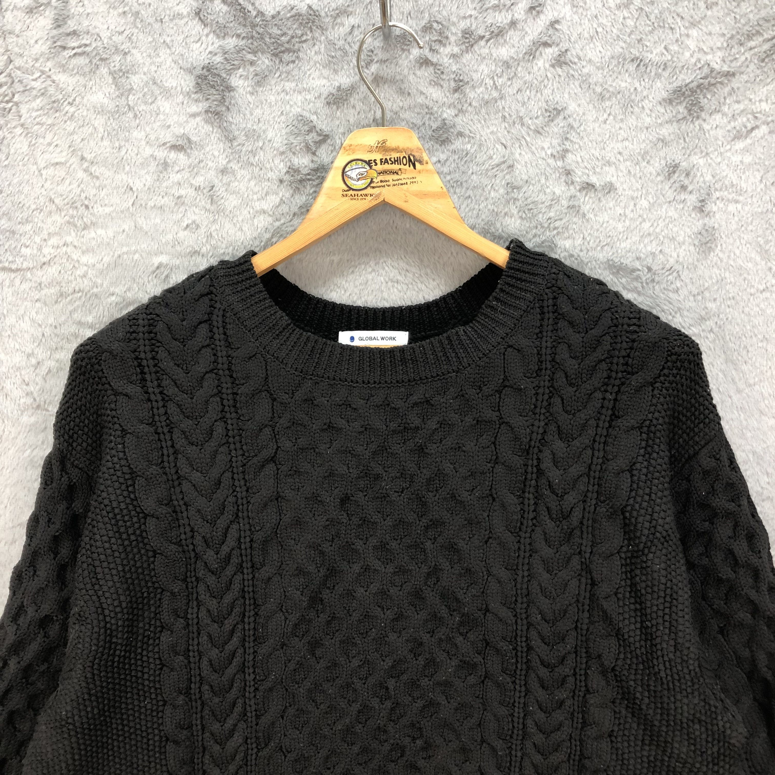 Global Work Global Work Abstract Knitted Sweatshirt #5491-193 Size M / US 6-8 / IT 42-44 - 2 Thumbnail