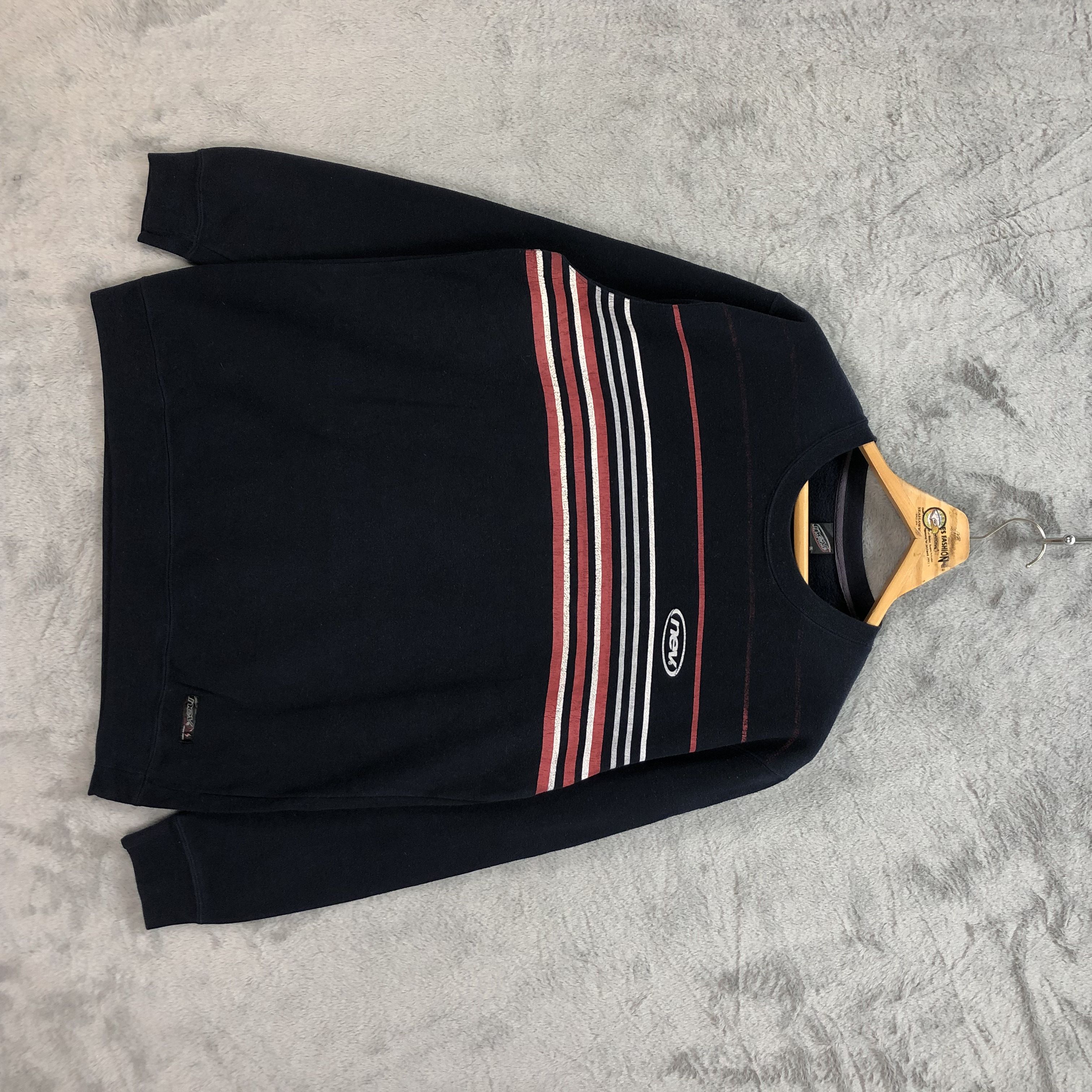 image of Surf Style x Vintage Nev Surfwear Sweatshirts 5389-187 in Navy, Men's (Size Medium)